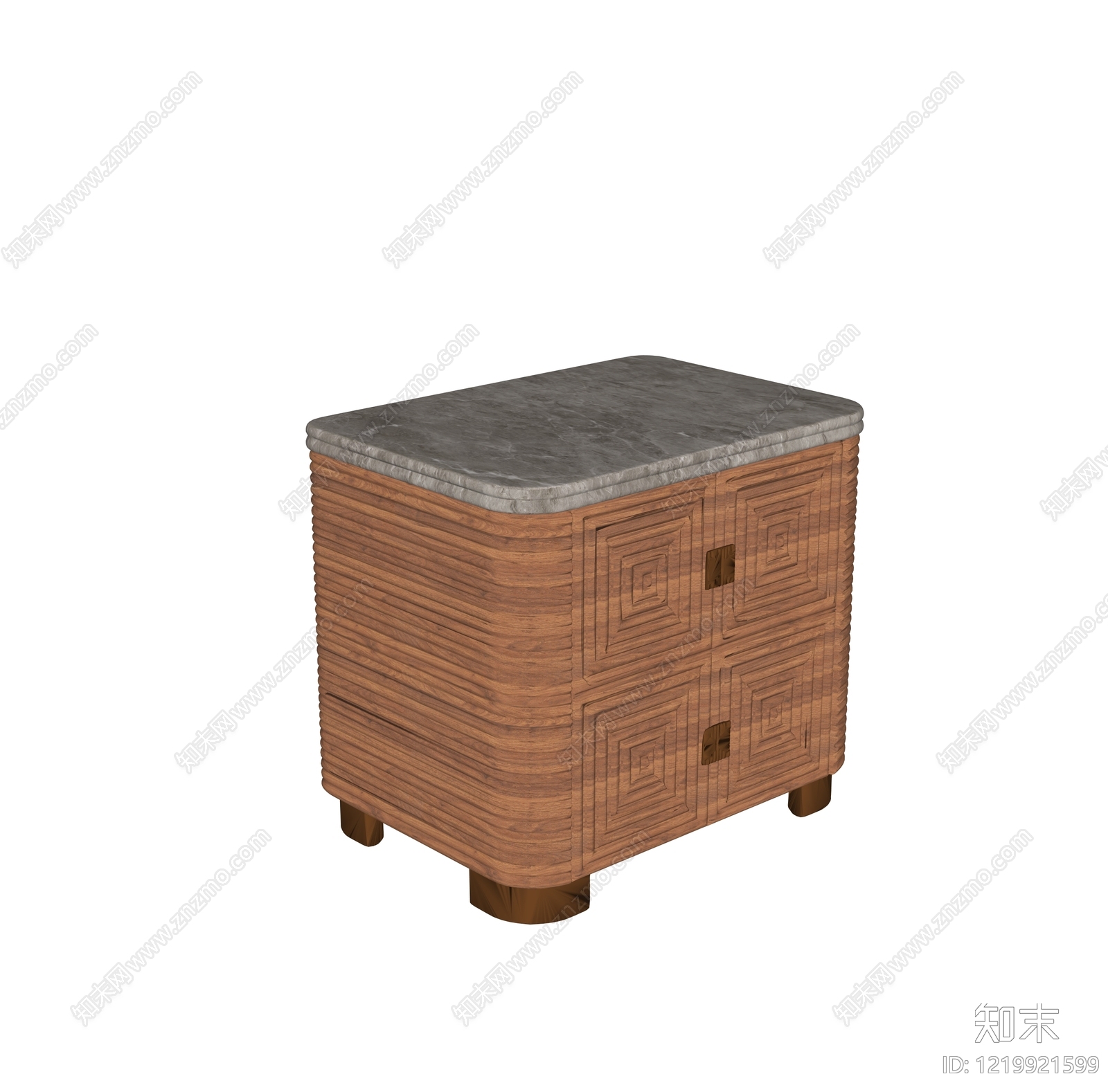 中古风床头柜SU模型下载【ID:1219921599】