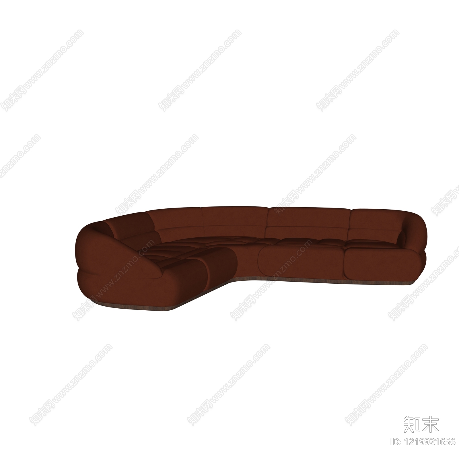 意式极简弧形沙发SU模型下载【ID:1219921656】