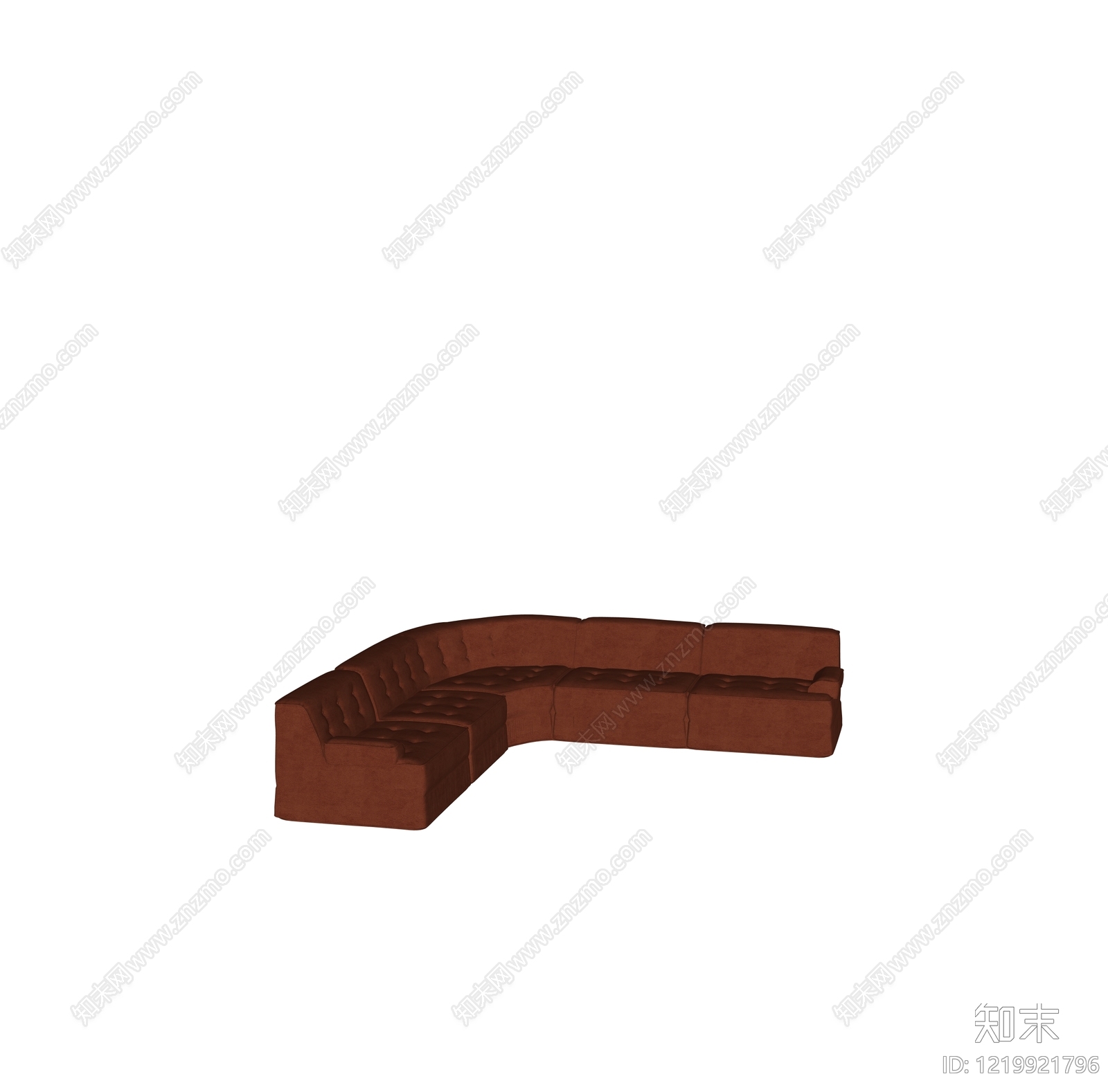 中古风弧形沙发SU模型下载【ID:1219921796】