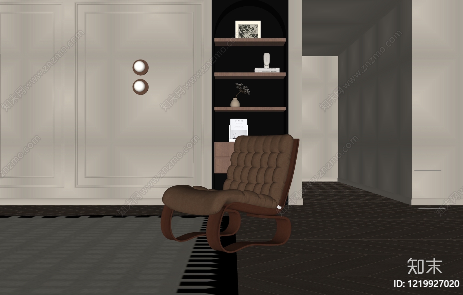 意式休闲椅SU模型下载【ID:1219927020】