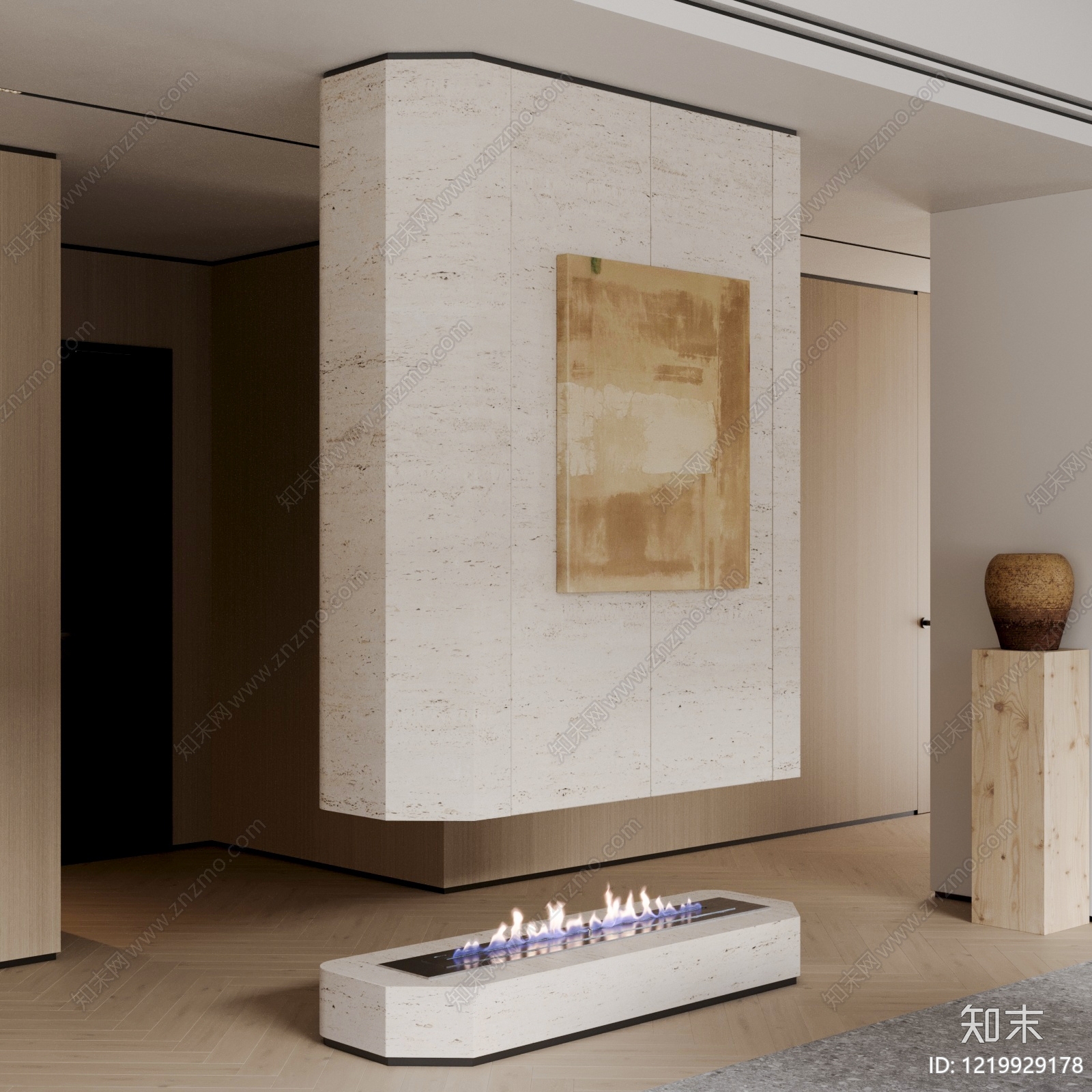 极简玄关SU模型下载【ID:1219929178】