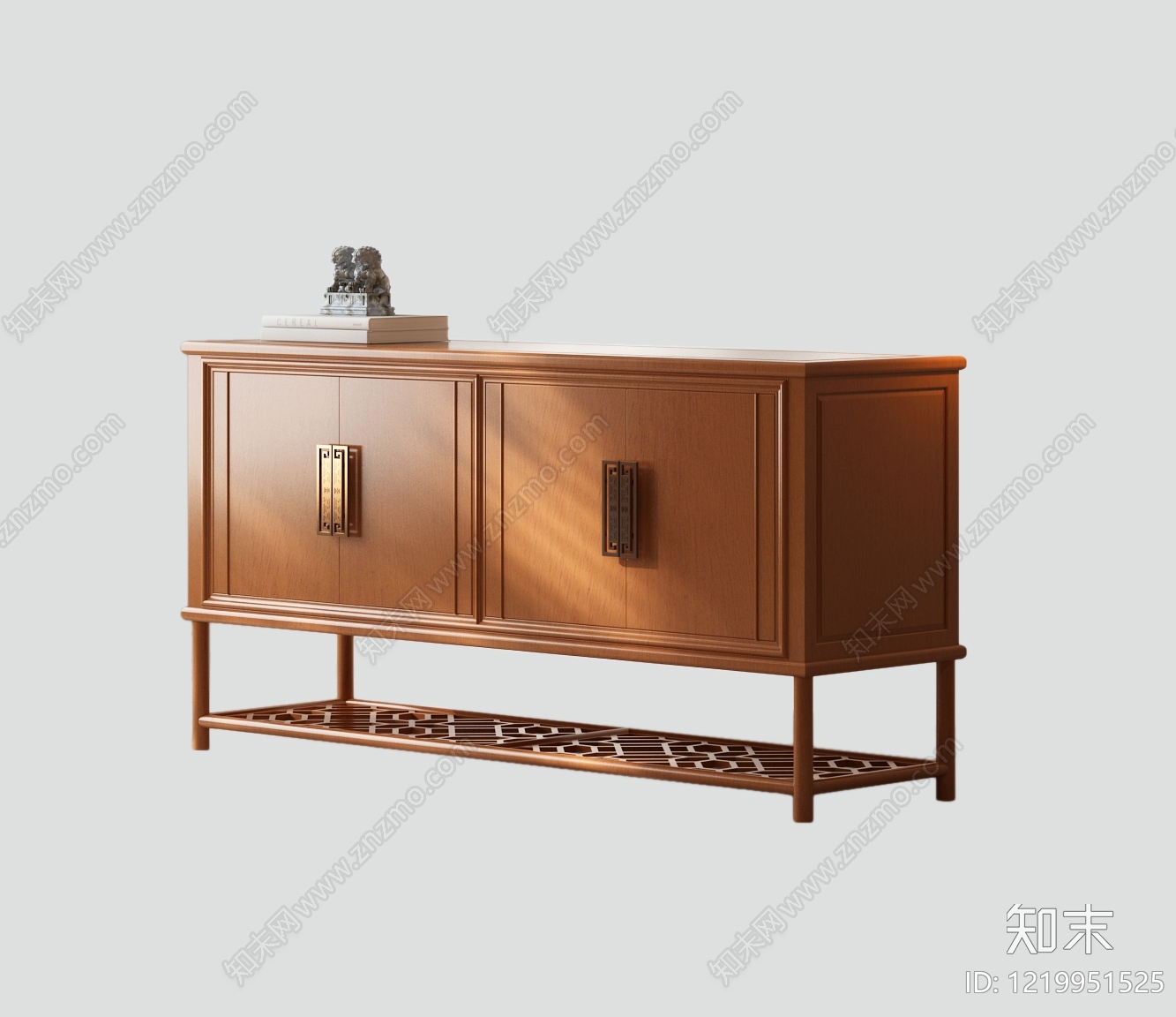 新中式餐边柜3D模型下载【ID:1219951525】