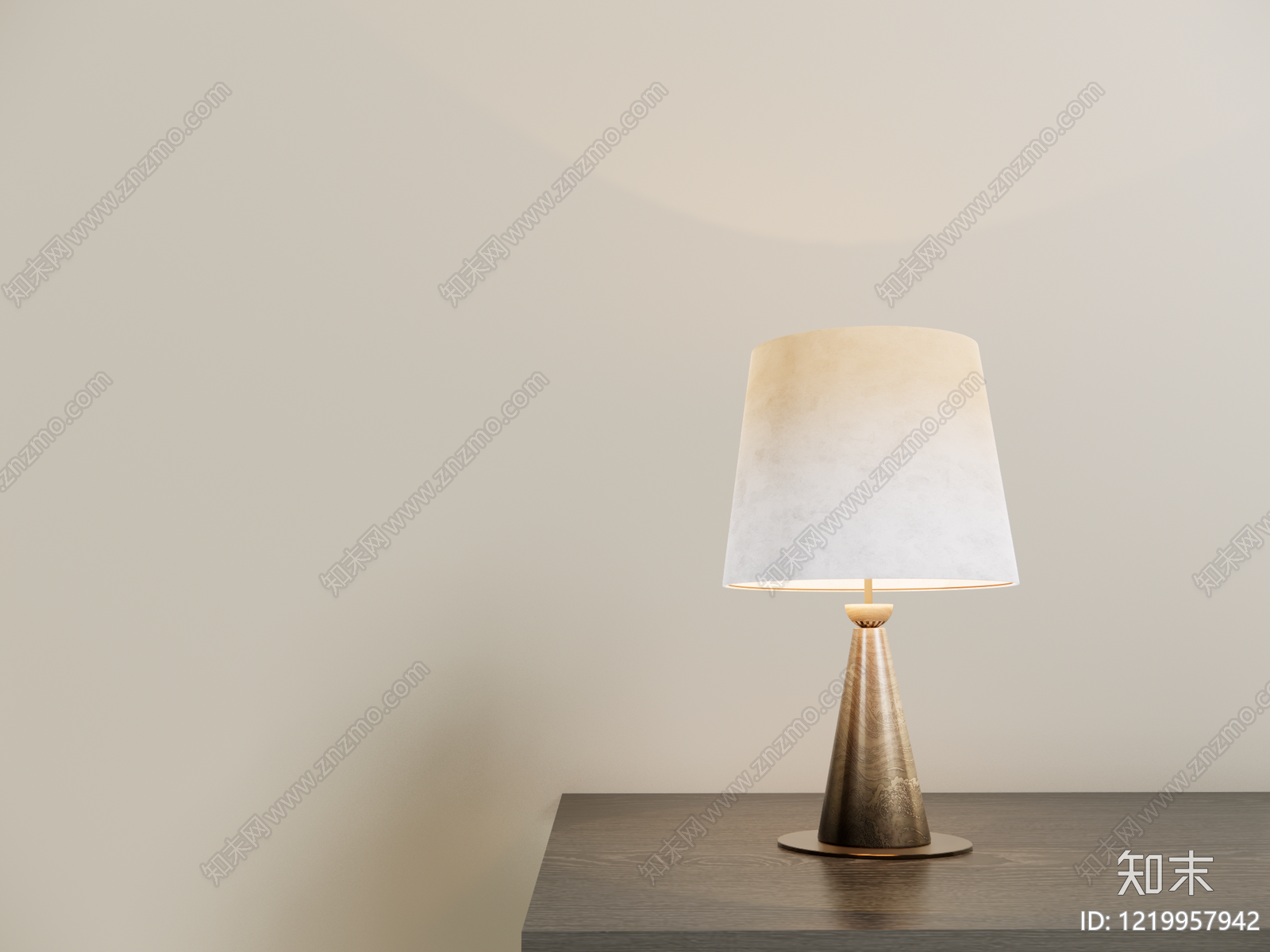 现代简约台灯SU模型下载【ID:1219957942】