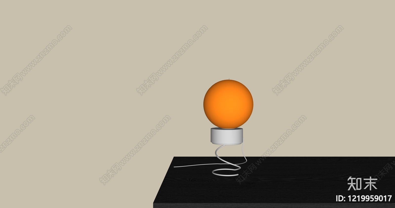 极简台灯3D模型下载【ID:1219959017】