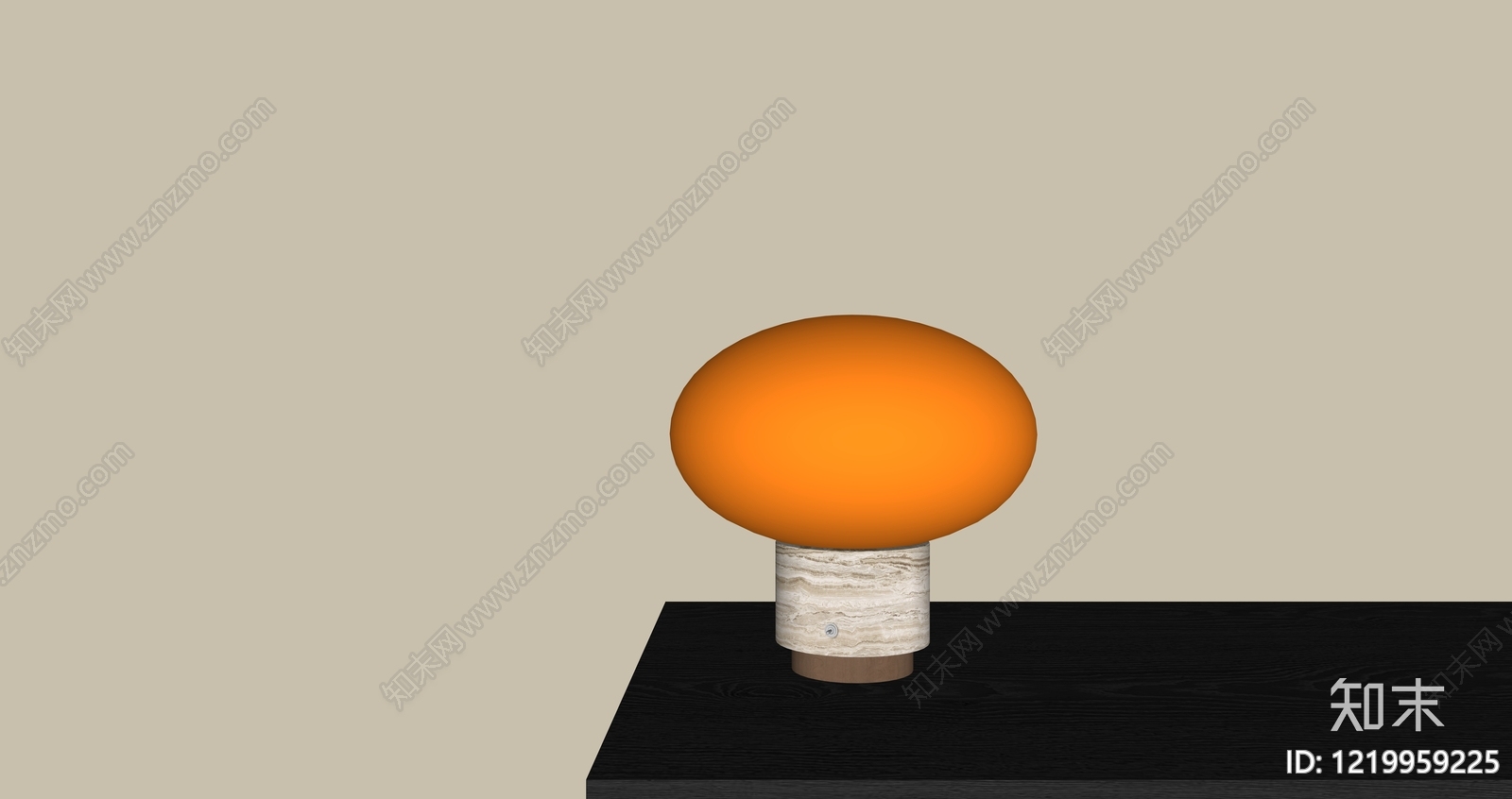 极简台灯3D模型下载【ID:1219959225】
