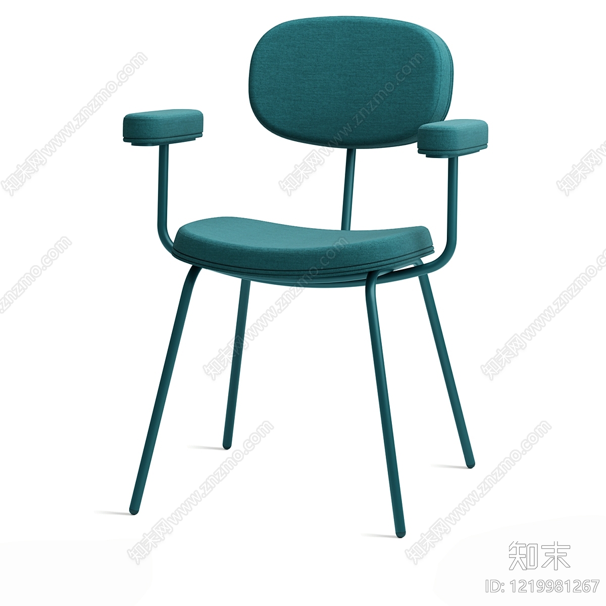 现代简约餐椅3D模型下载【ID:1219981267】
