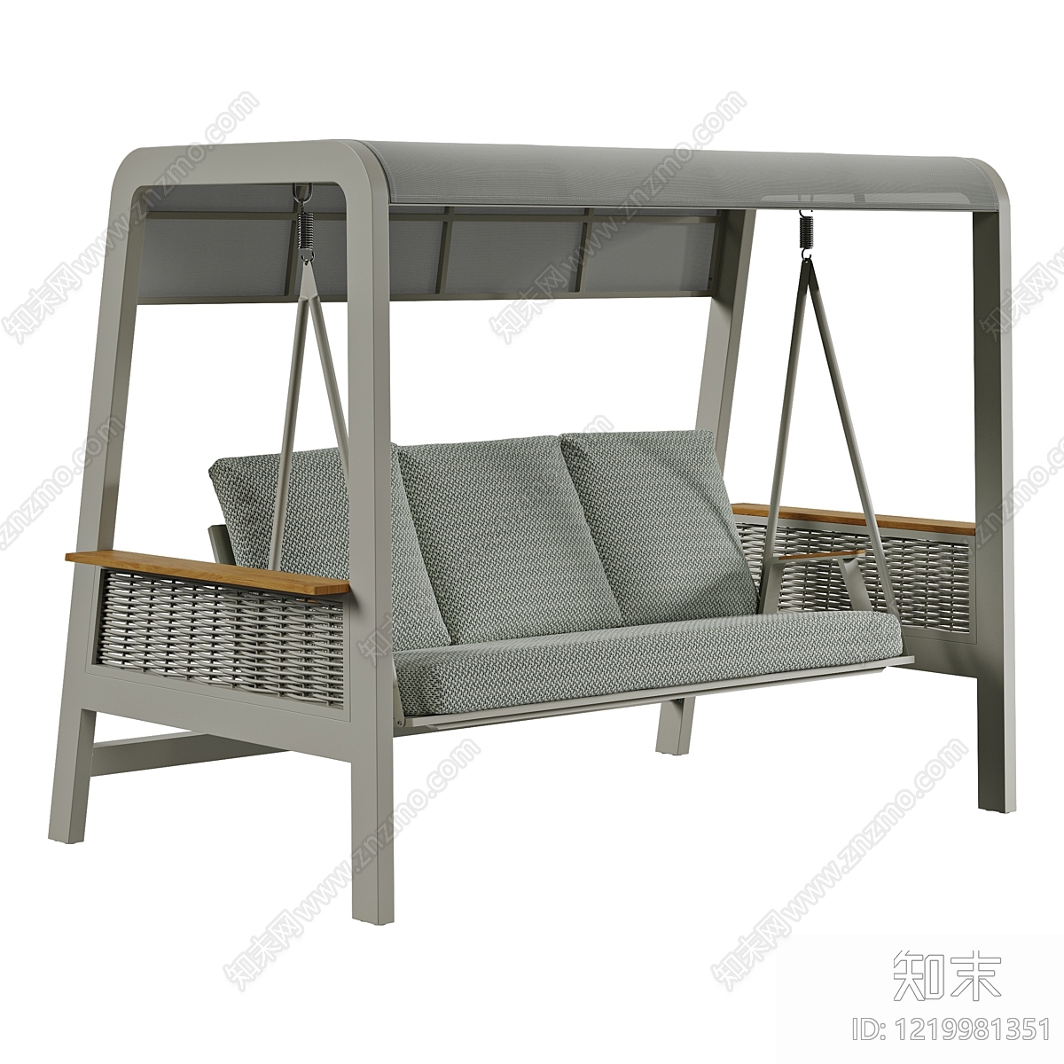 现代简约秋千椅3D模型下载【ID:1219981351】