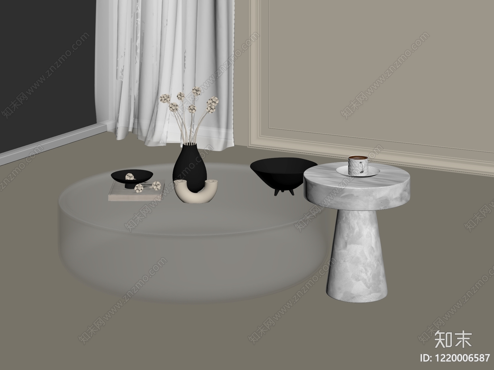 极简几类组合3D模型下载【ID:1220006587】