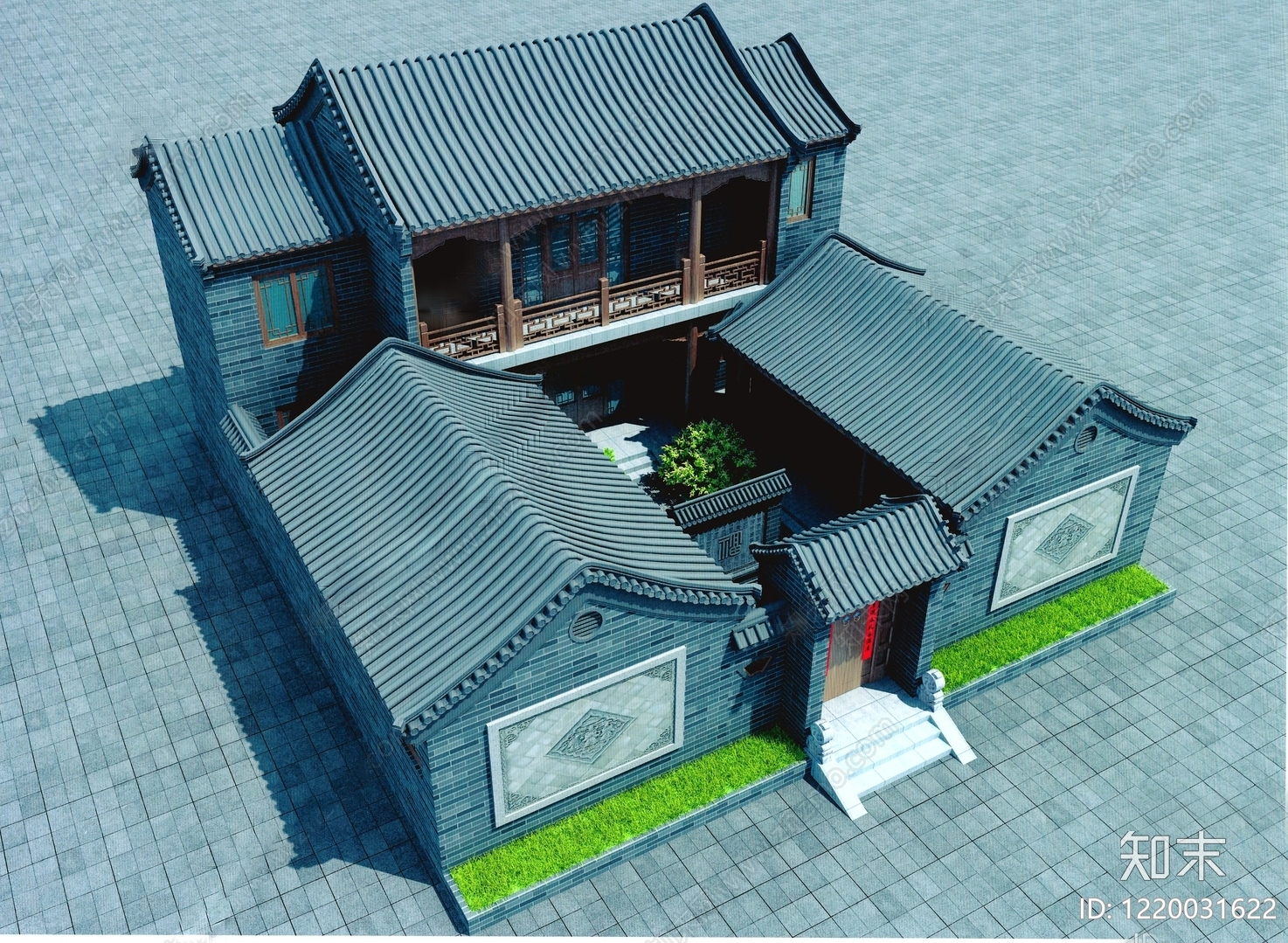四合院cad施工图下载【ID:1220031622】
