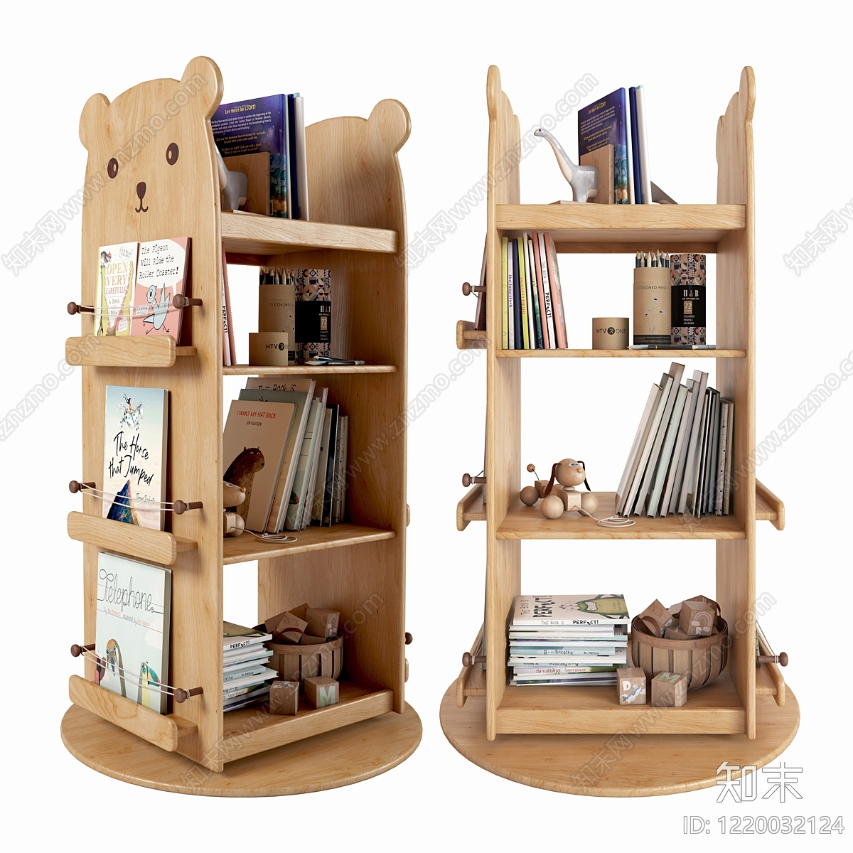 北欧书架3D模型下载【ID:1220032124】