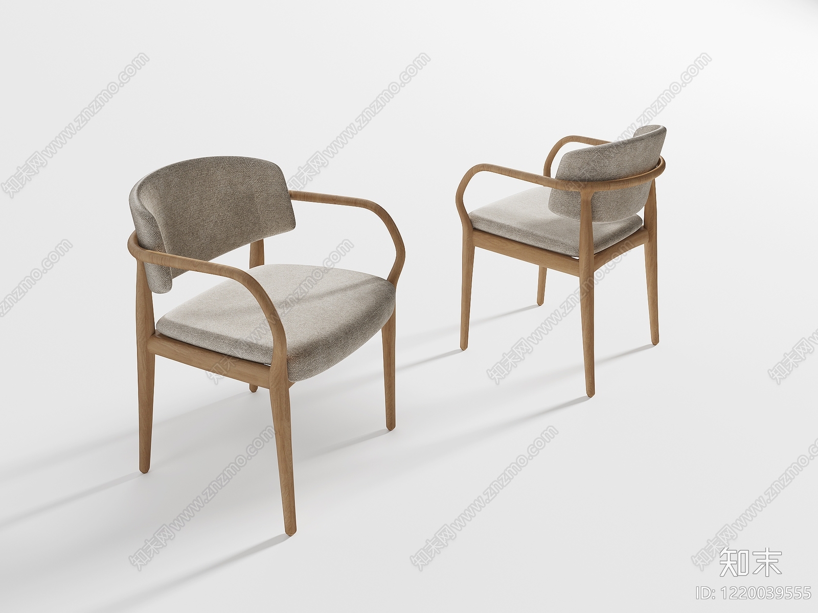 北欧餐椅3D模型下载【ID:1220039555】