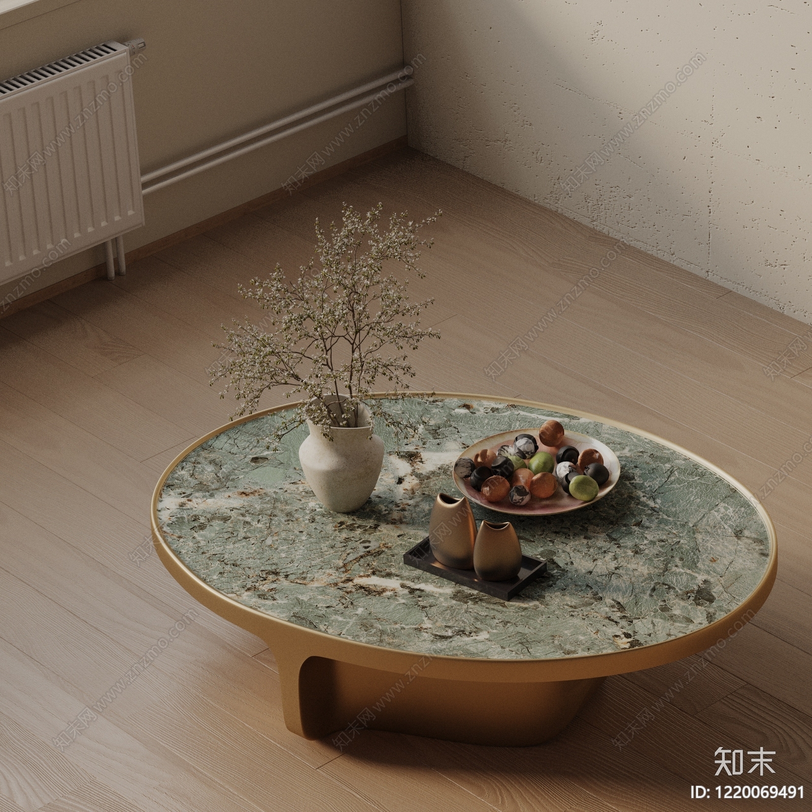 侘寂茶几3D模型下载【ID:1220069491】