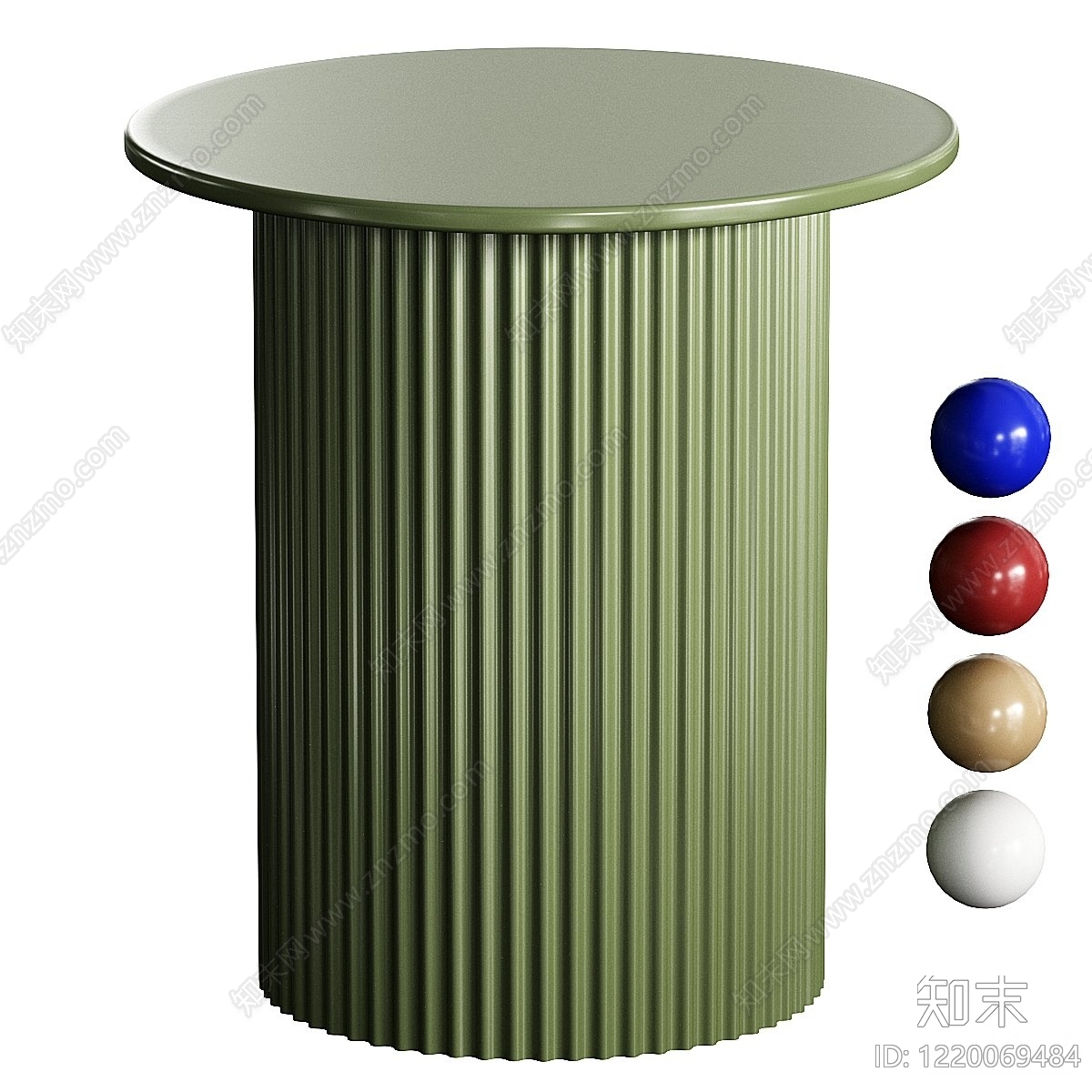 现代简约边几3D模型下载【ID:1220069484】