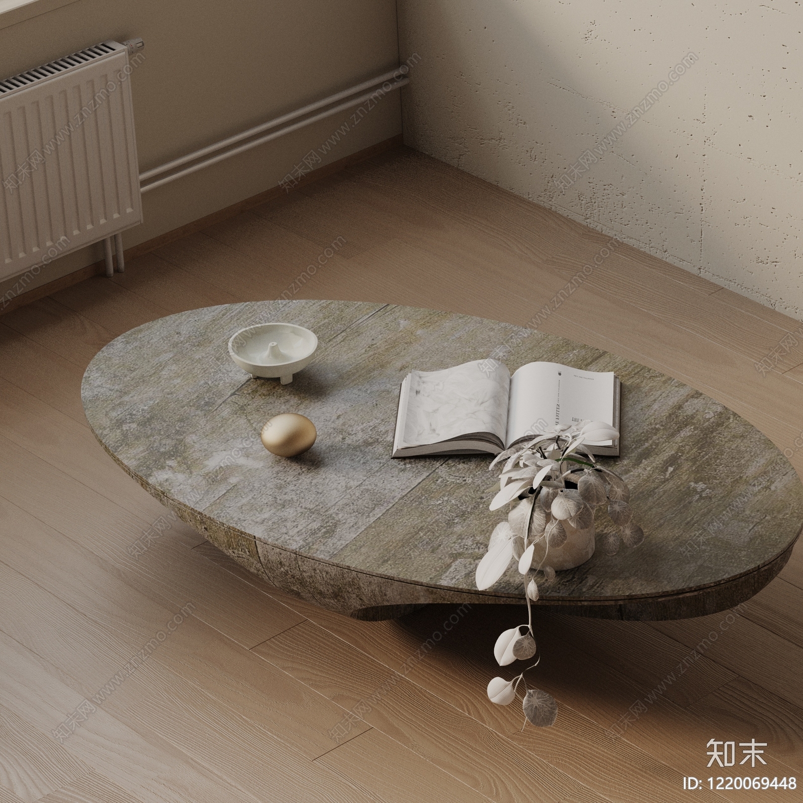 侘寂茶几3D模型下载【ID:1220069448】