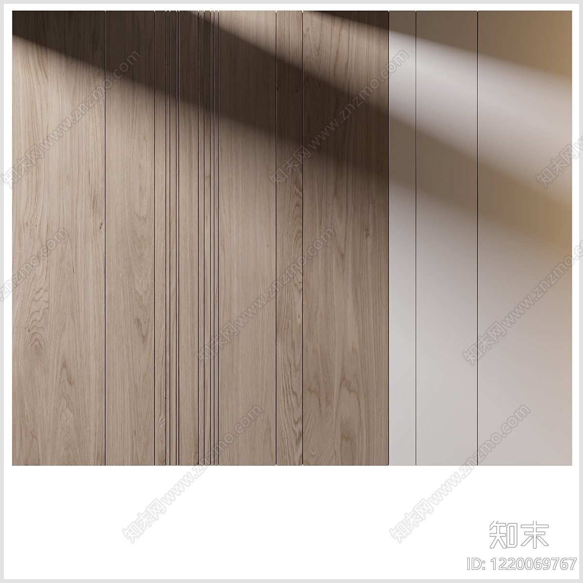极简床头背景墙3D模型下载【ID:1220069767】