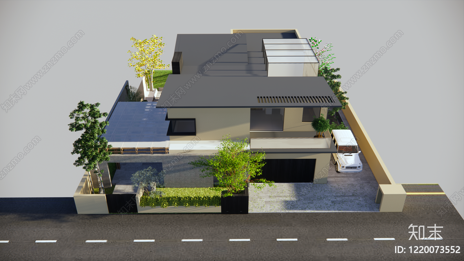别墅建筑cad施工图下载【ID:1220073552】