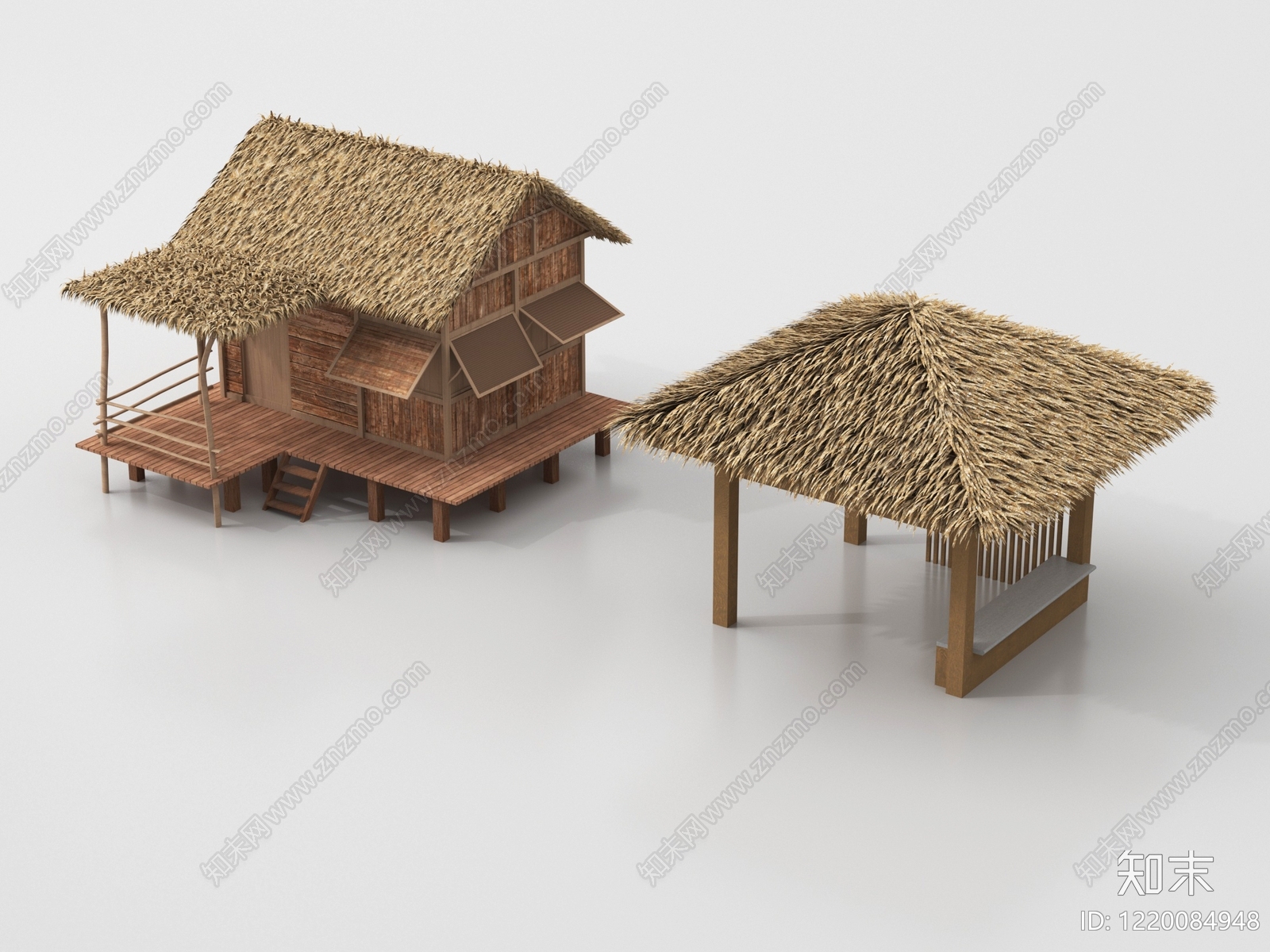 地域主义木屋3D模型下载【ID:1220084948】