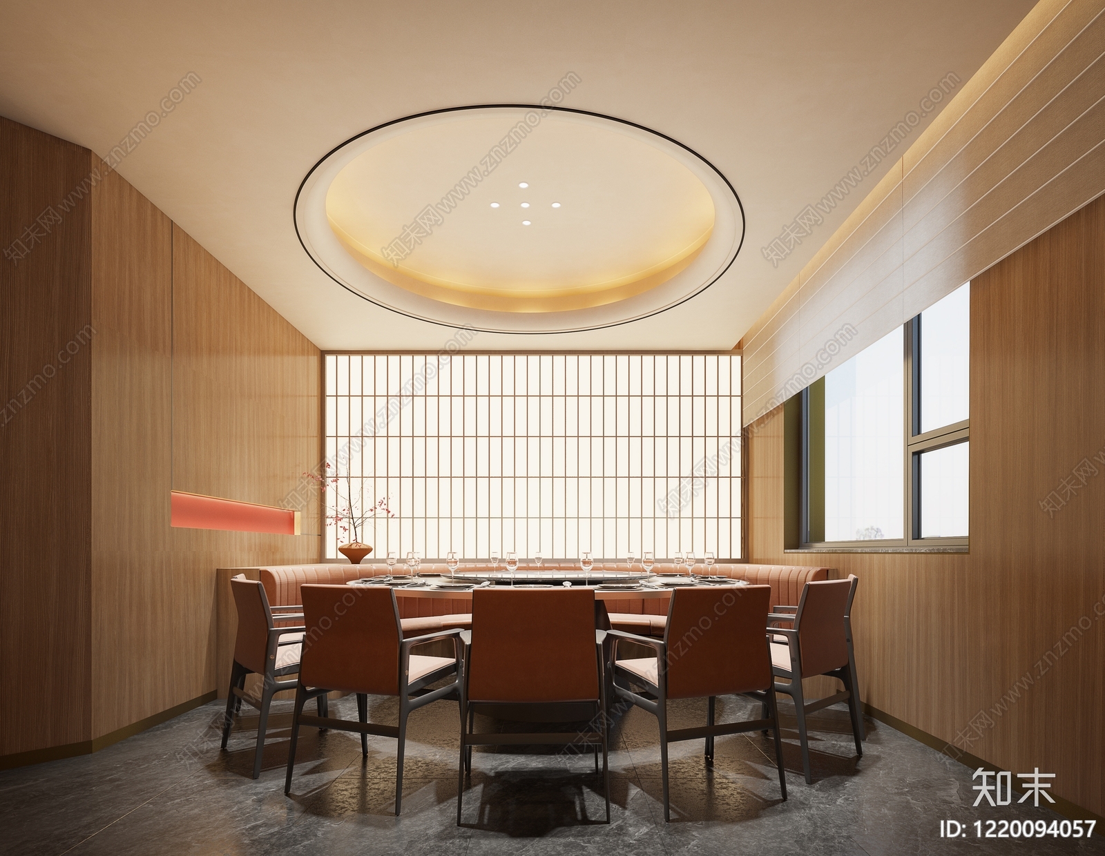 新中式包厢3D模型下载【ID:1220094057】