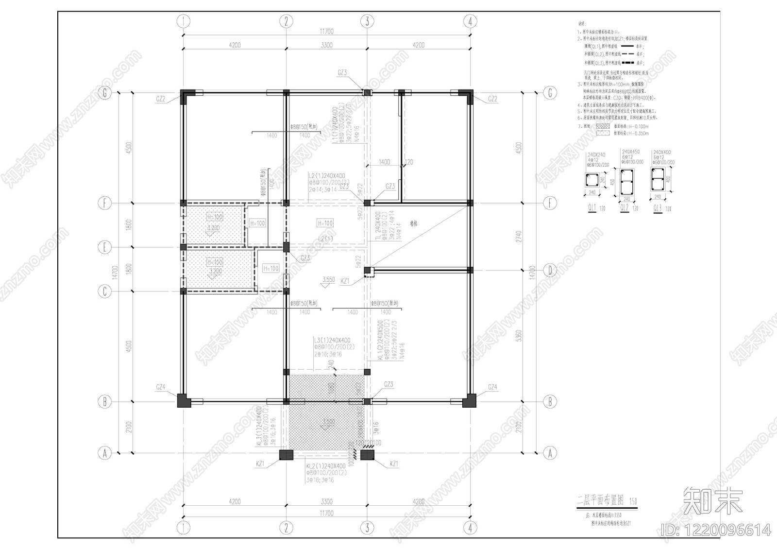 别墅建筑cad施工图下载【ID:1220096614】