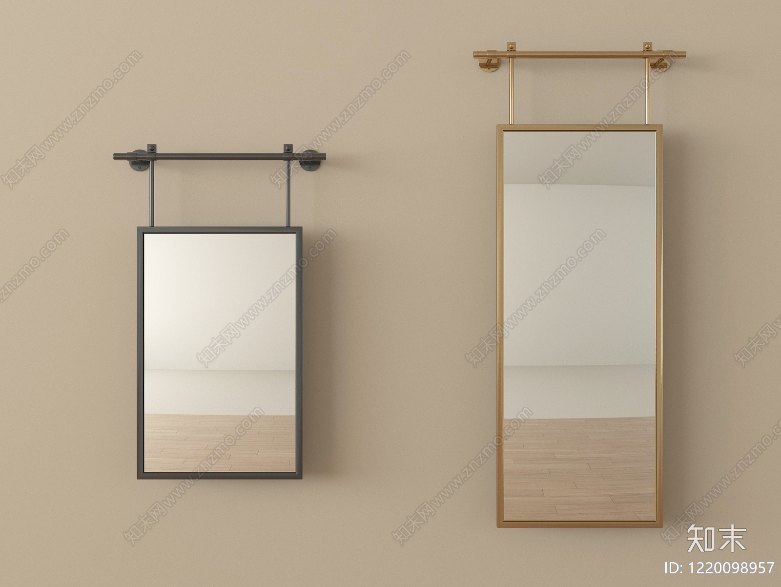 极简镜子3D模型下载【ID:1220098957】