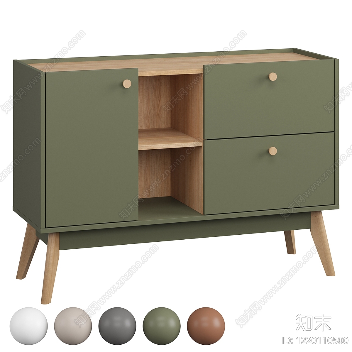 北欧餐边柜3D模型下载【ID:1220110500】