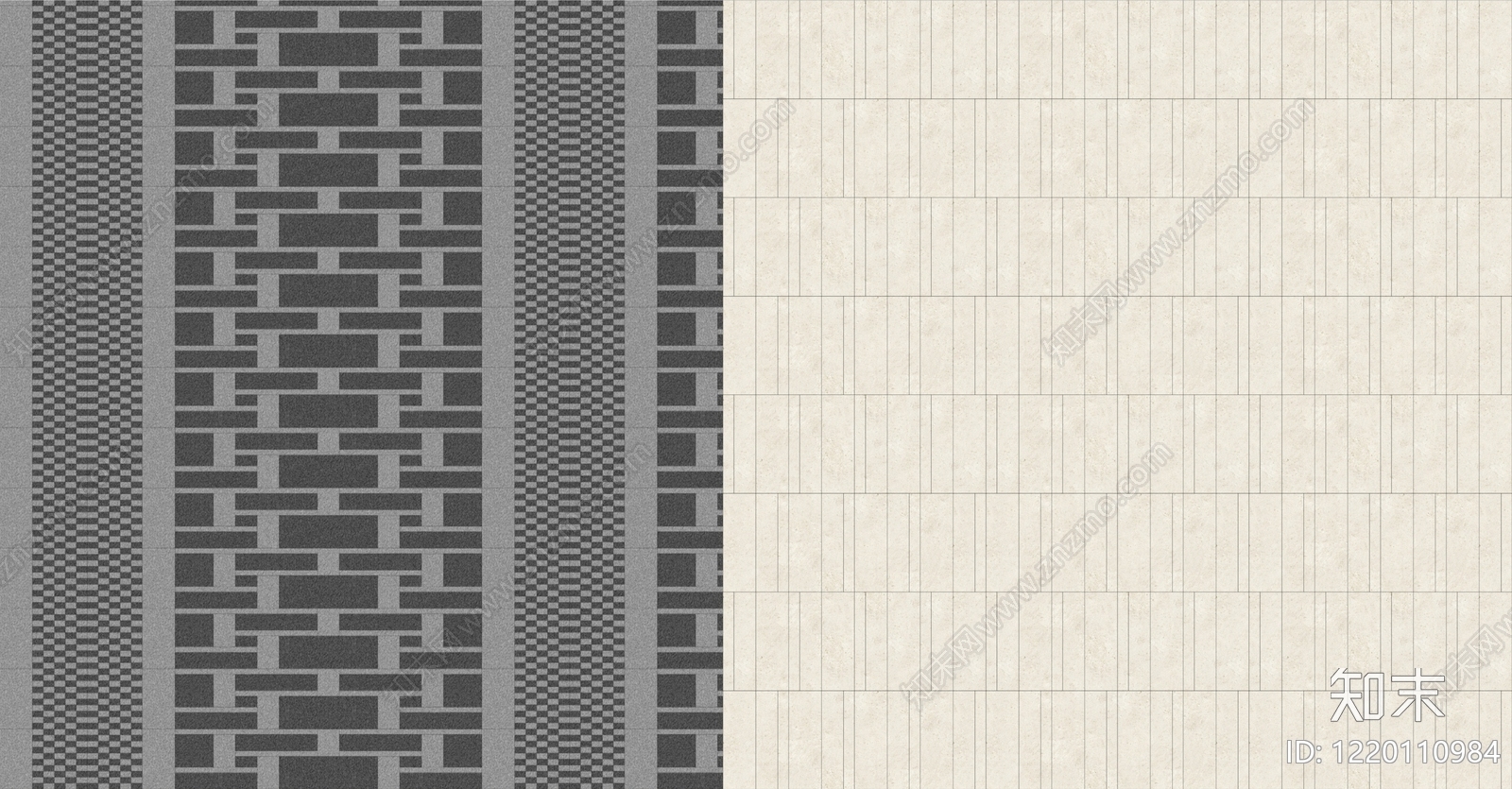 极简主义园路SU模型下载【ID:1220110984】