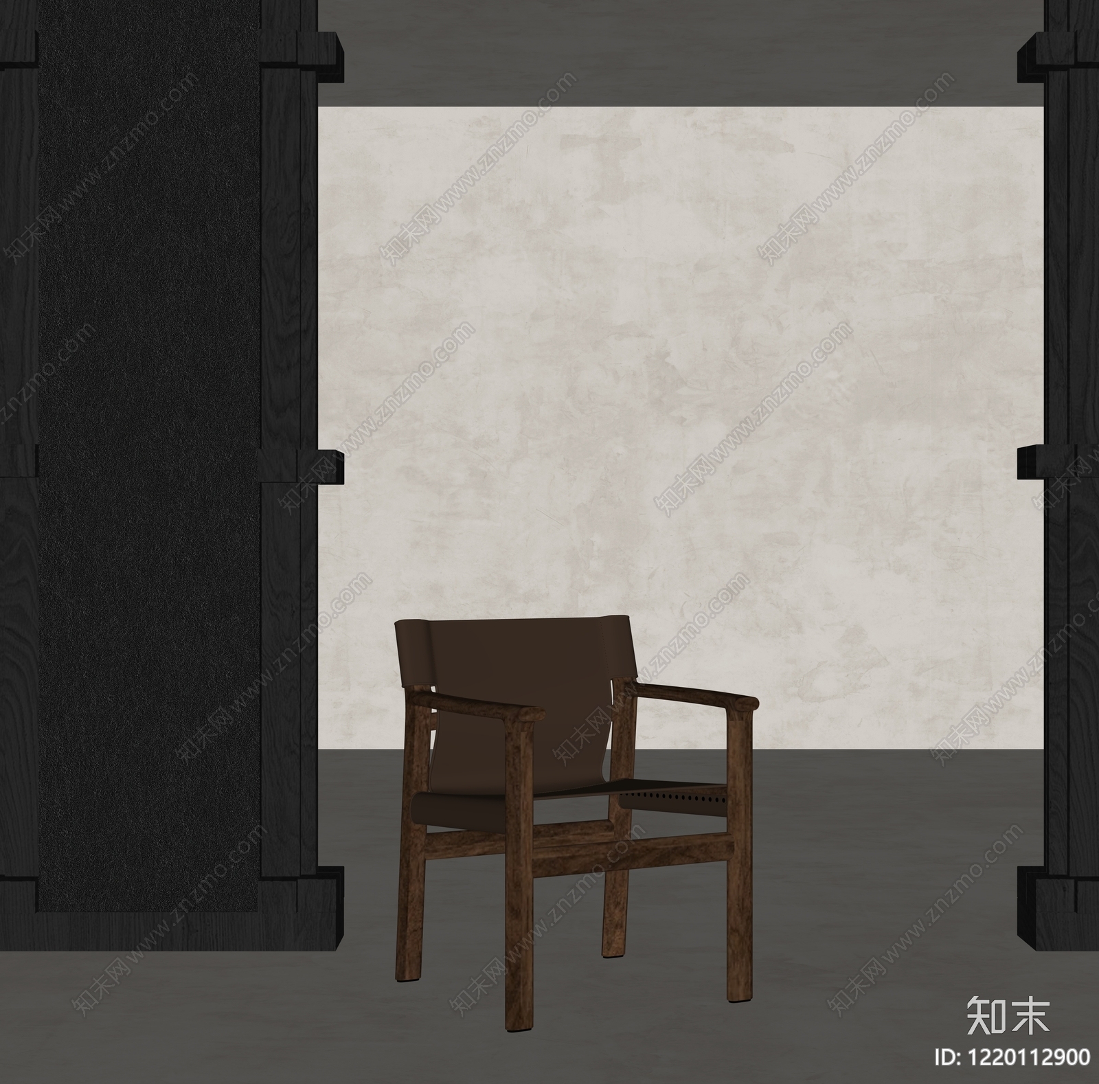 极简主义休闲椅SU模型下载【ID:1220112900】