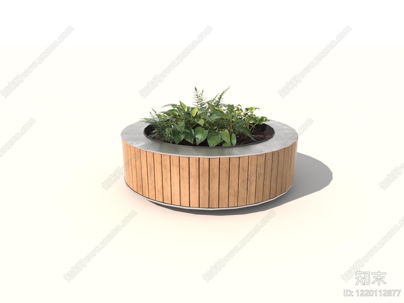 现代简约花池3D模型下载【ID:1220112877】
