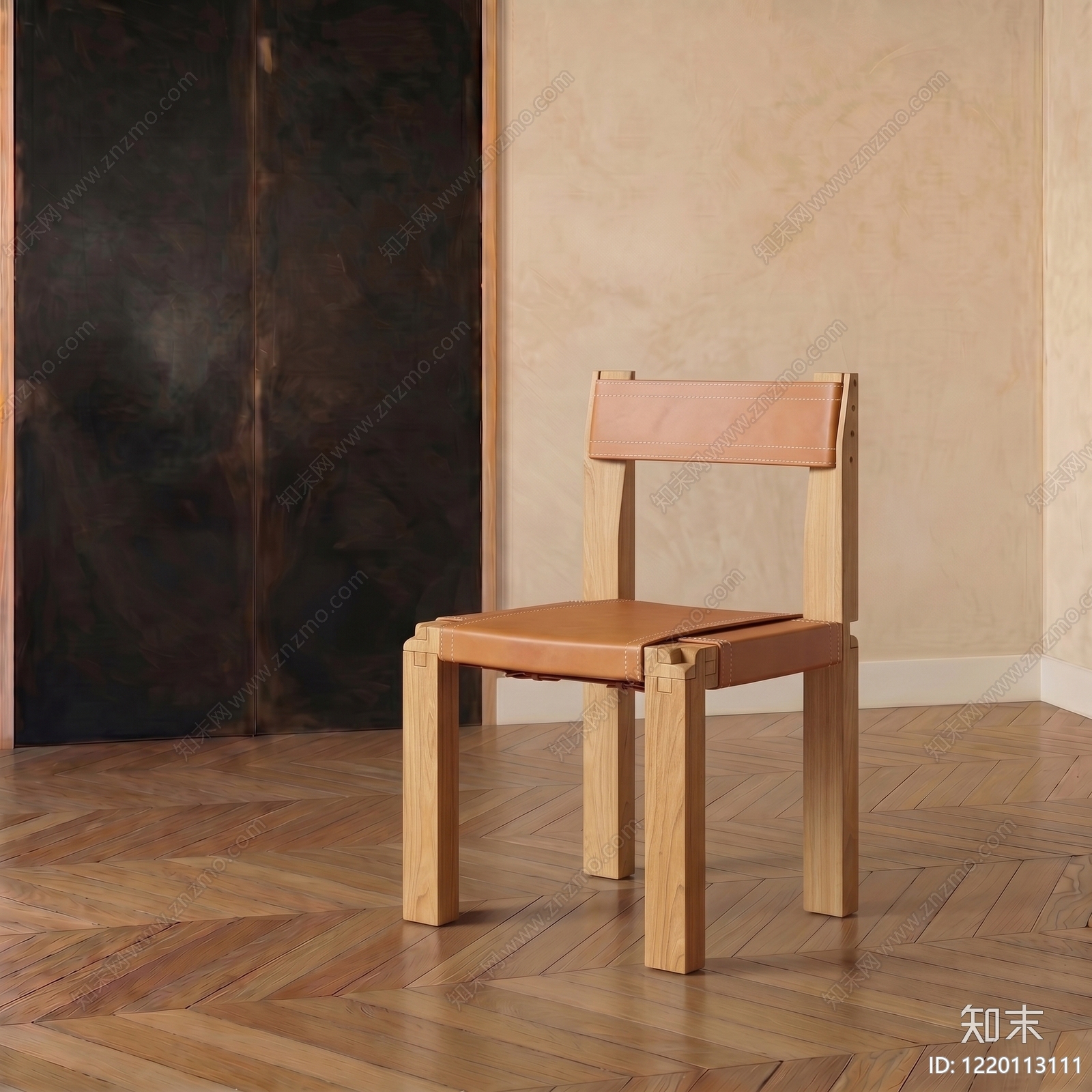 极简主义餐椅3D模型下载【ID:1220113111】