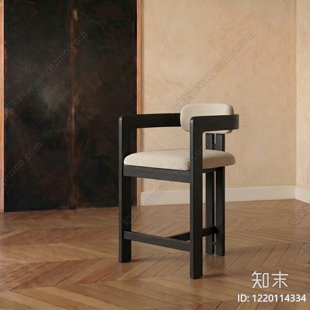 极简主义餐椅SU模型下载【ID:1220114334】