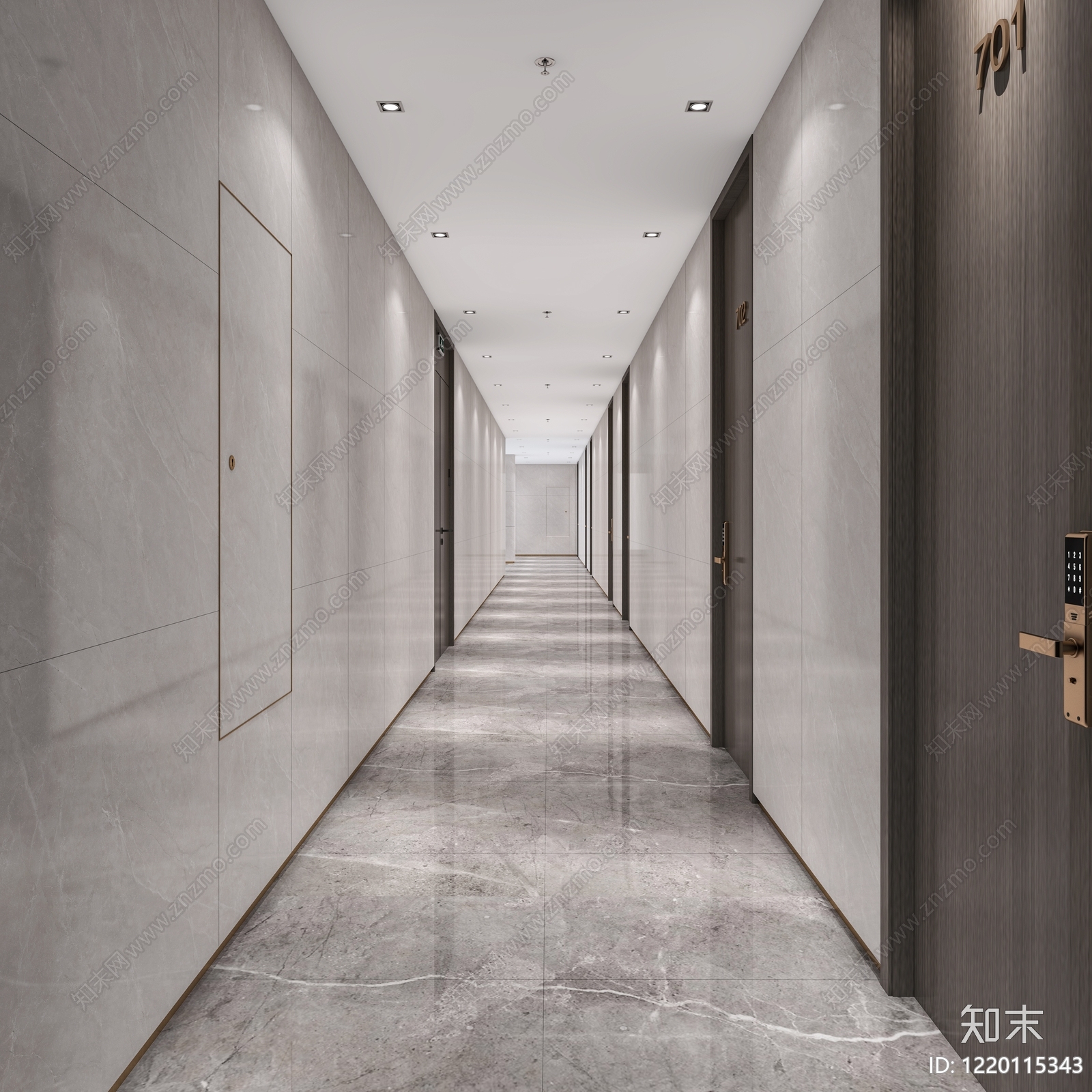 现代简约酒店3D模型下载【ID:1220115343】