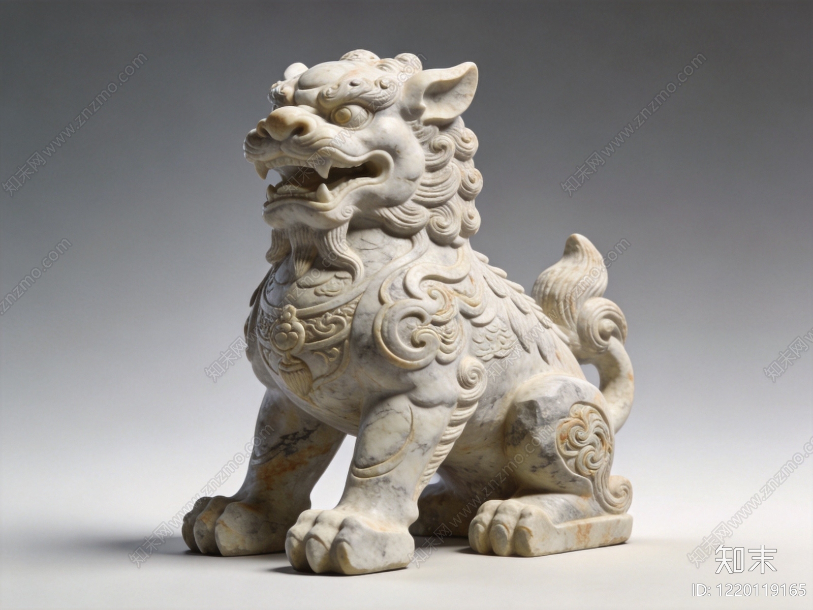 中式雕塑摆件SU模型下载【ID:1220119165】