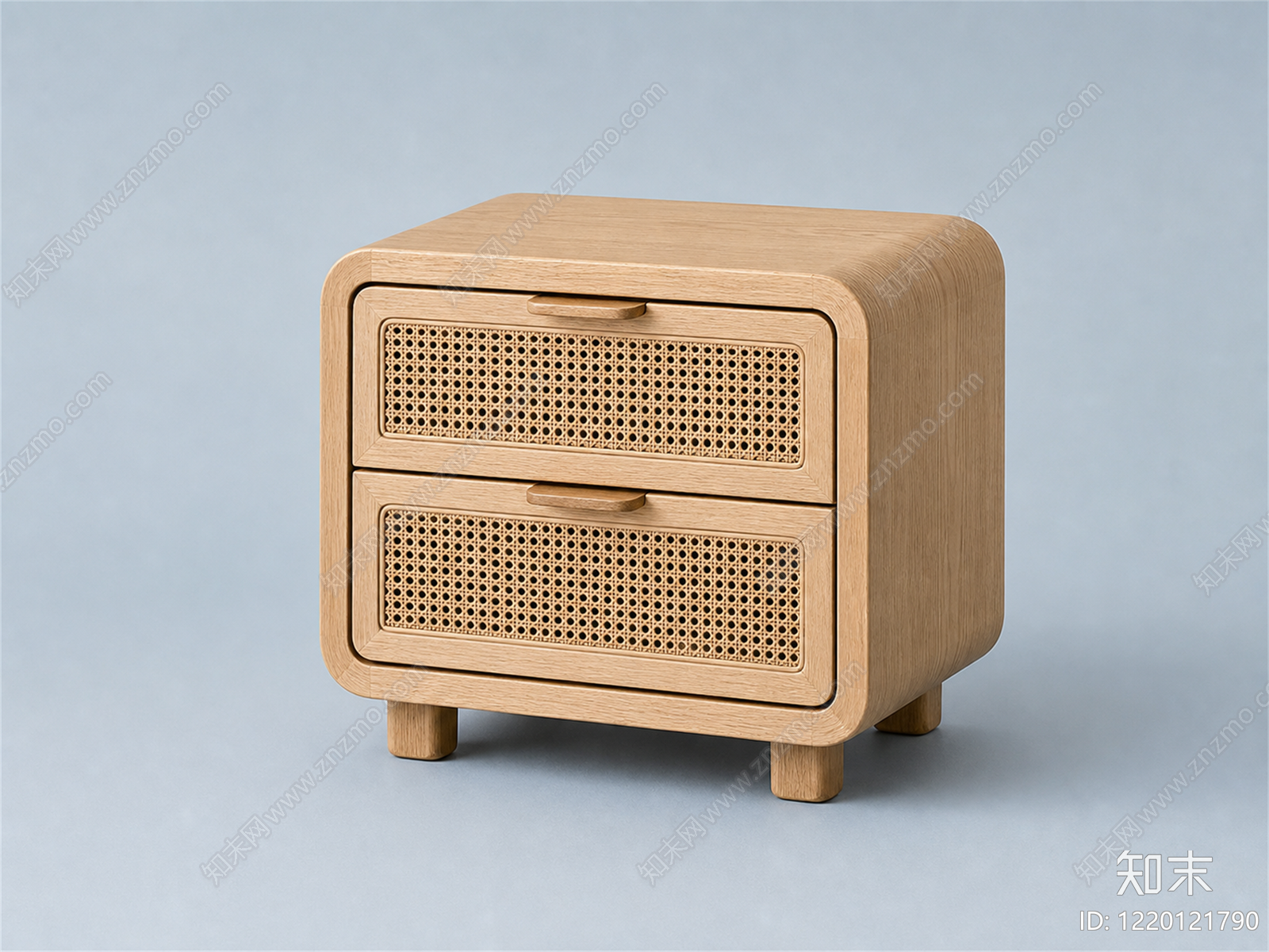 北欧床头柜3D模型下载【ID:1220121790】