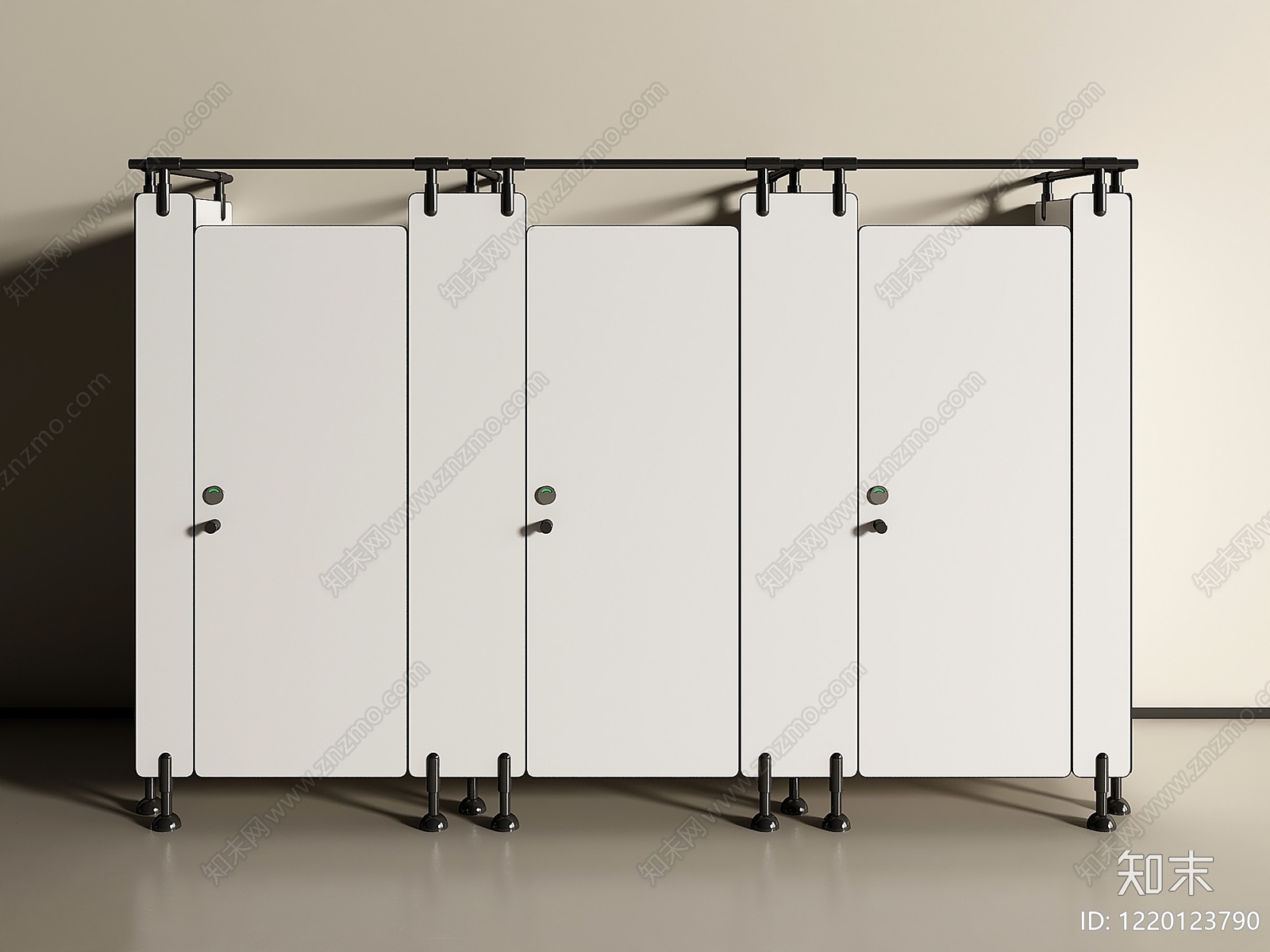 极简公共卫生间3D模型下载【ID:1220123790】