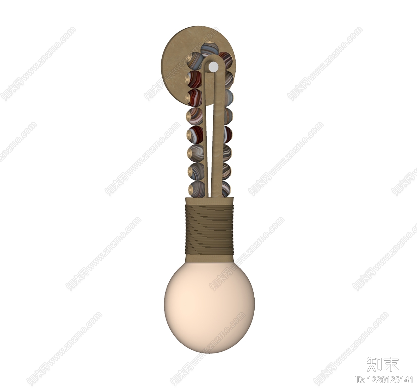 复古壁灯SU模型下载【ID:1220125141】