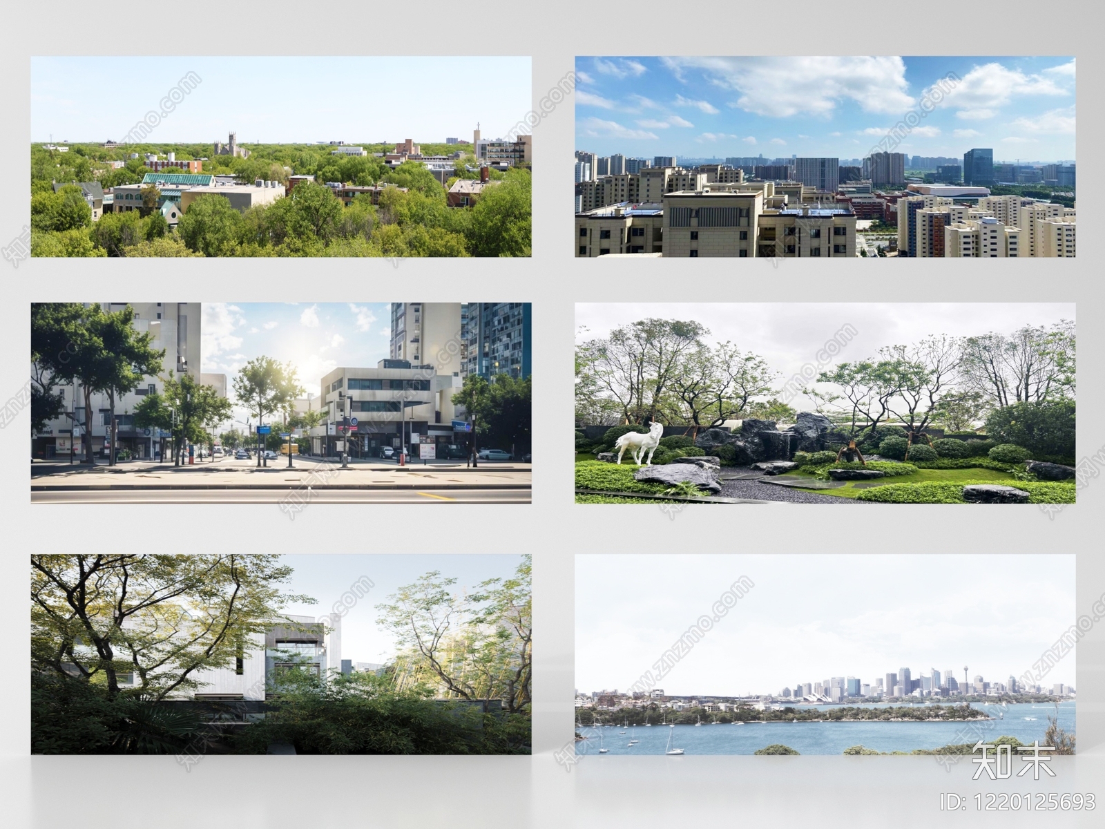 null外景3D模型渲染效果图