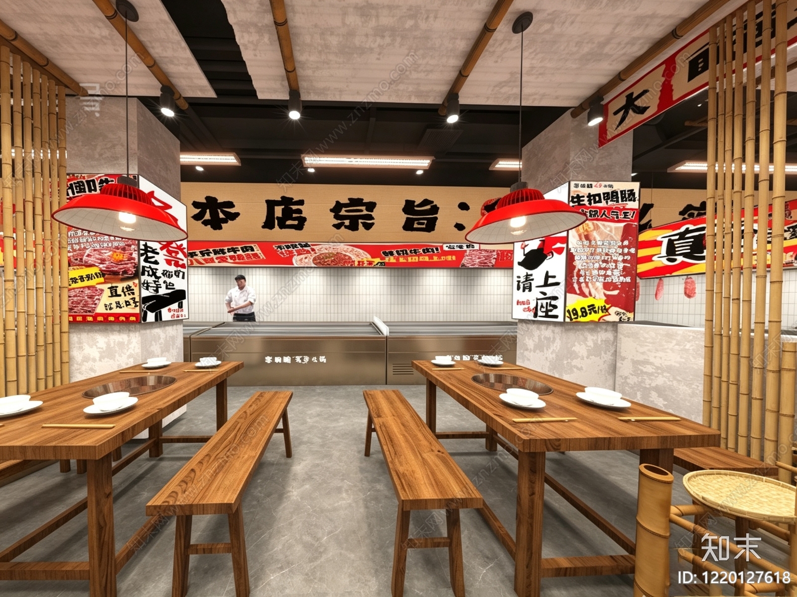 火锅店CAD图纸