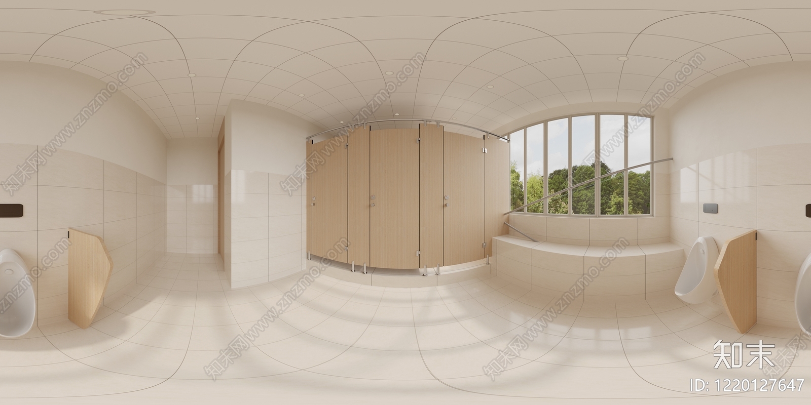 现代简约公共卫生间3D模型下载【ID:1220127647】