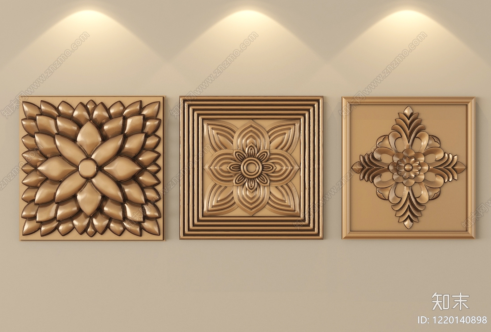 欧式雕花3D模型下载【ID:1220140898】