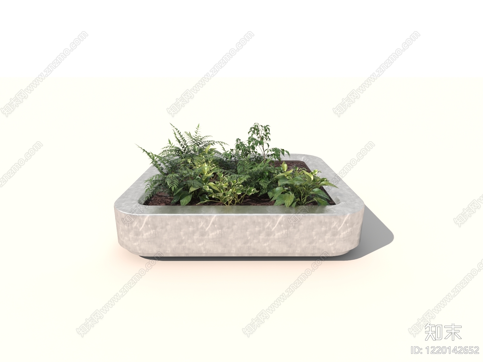 极简主义花池3D模型下载【ID:1220142652】