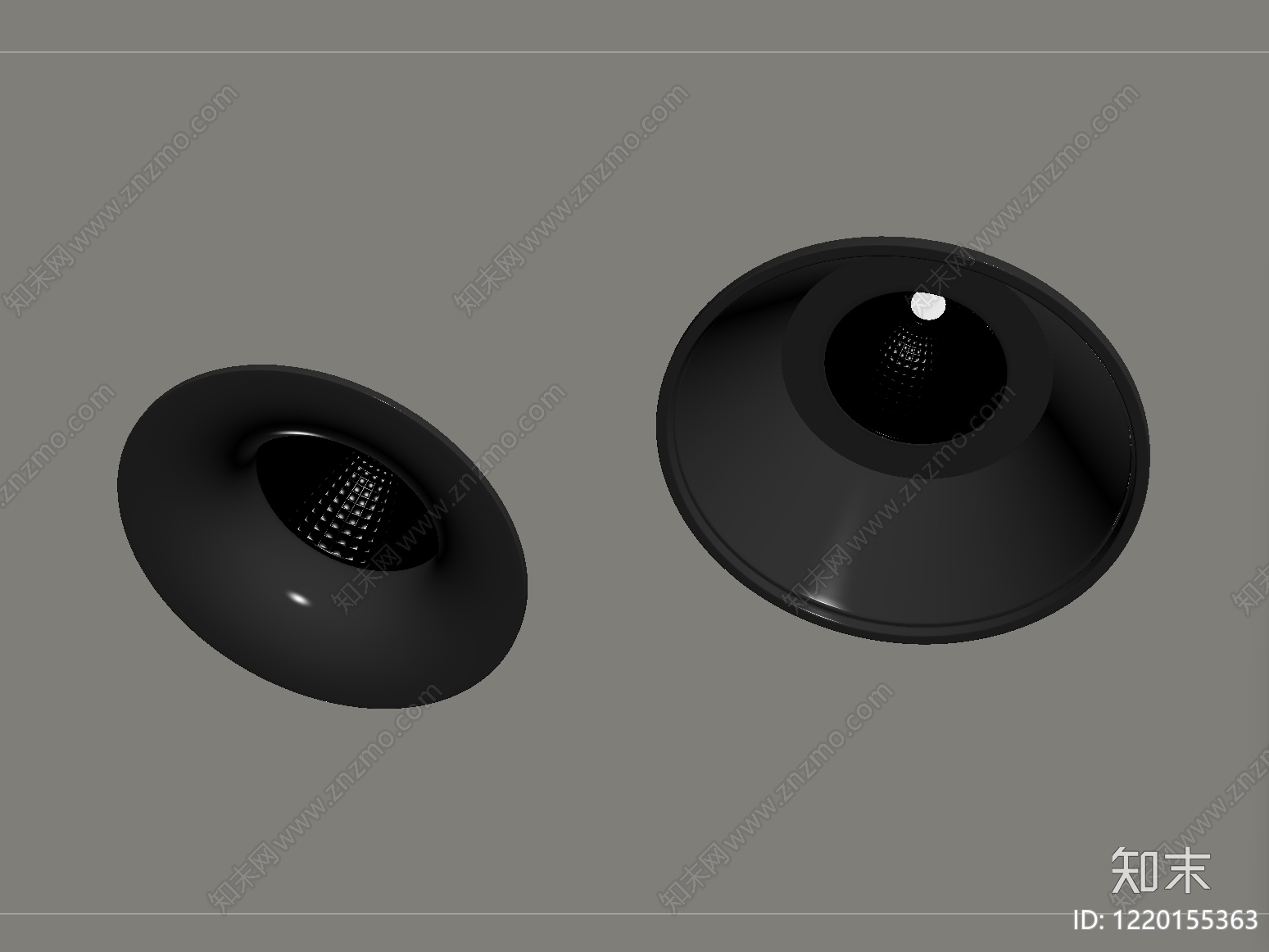 极简筒灯射灯SU模型下载【ID:1220155363】