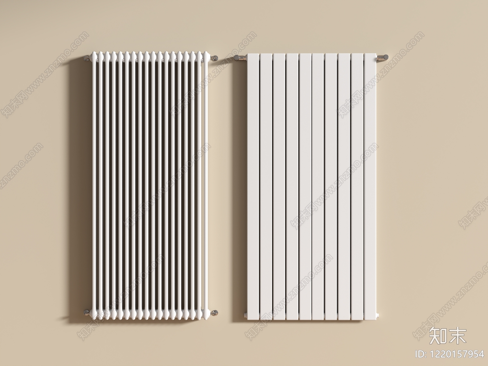 极简取暖器3D模型渲染效果图