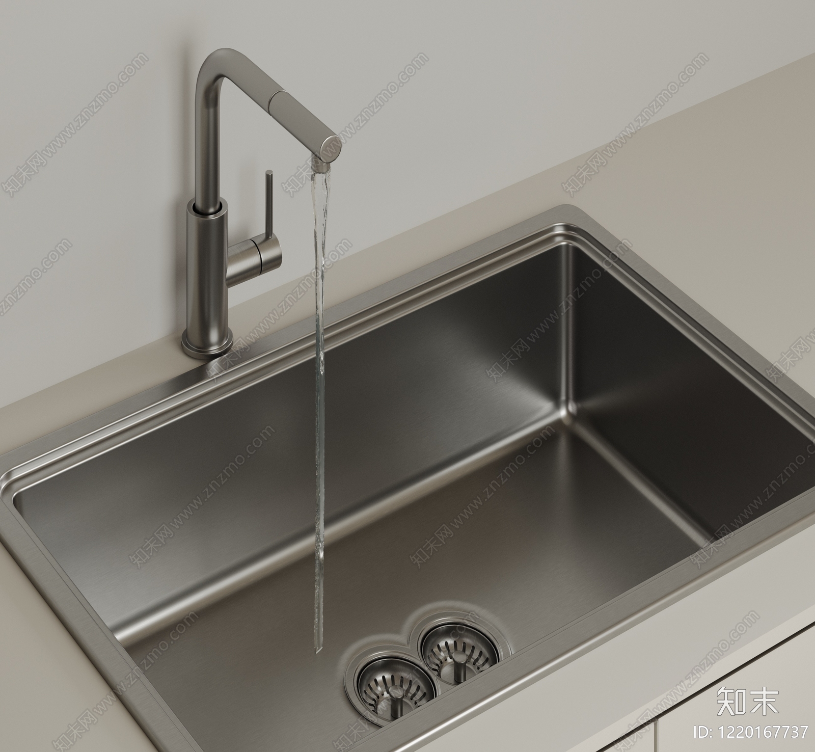 极简水槽3D模型下载【ID:1220167737】