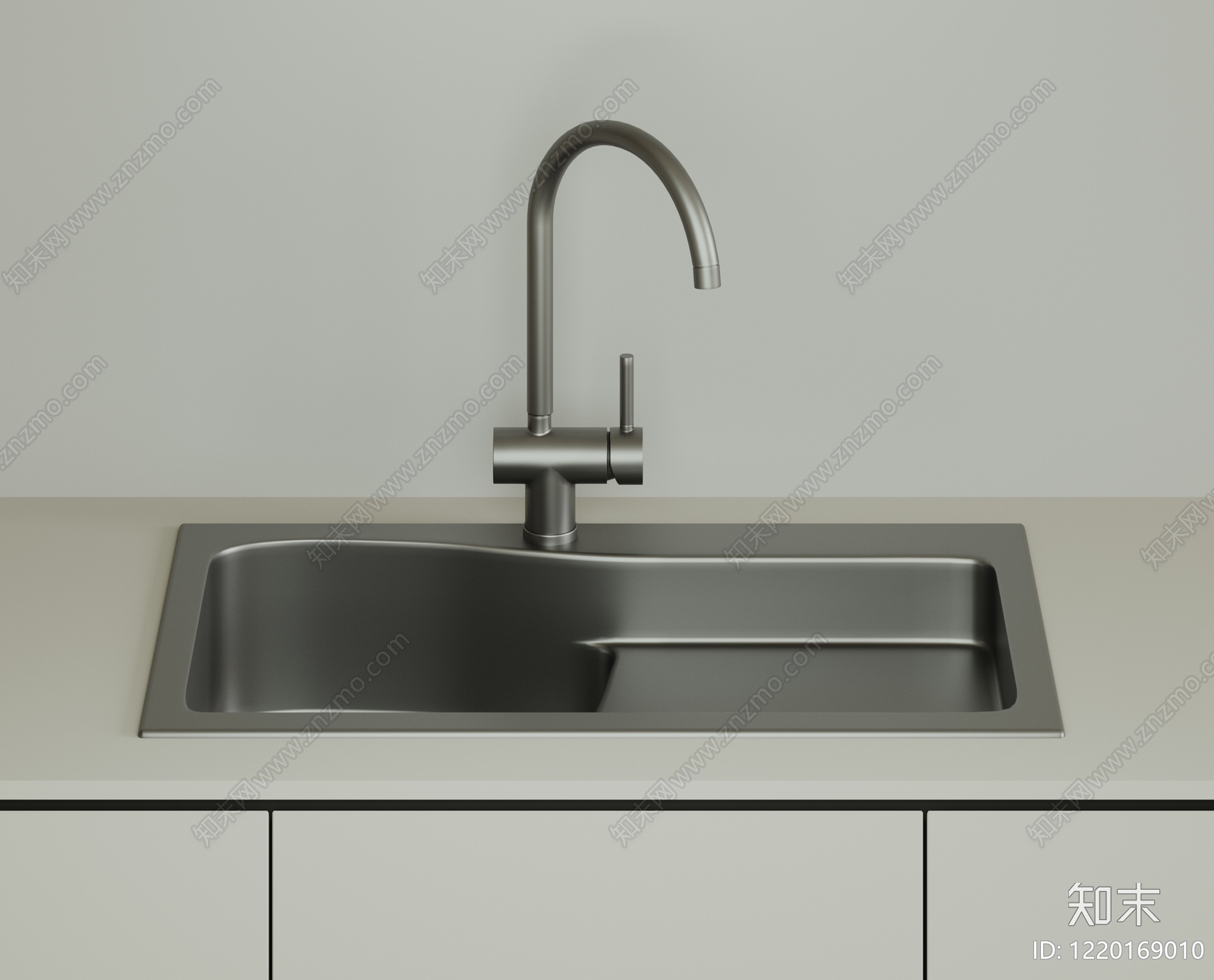 极简水槽3D模型下载【ID:1220169010】
