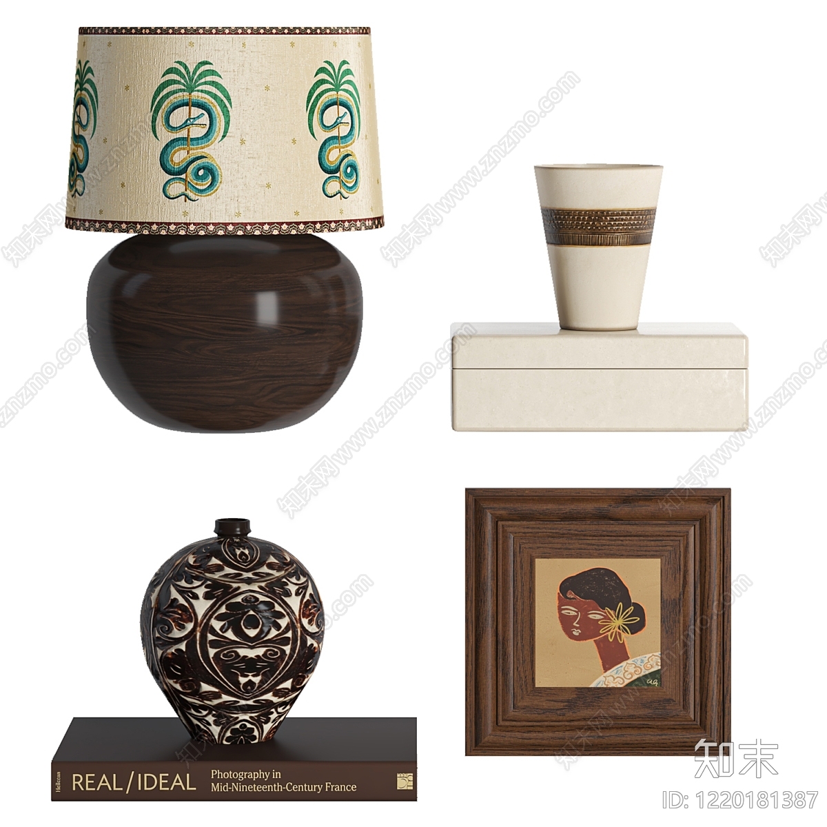 中古风罐子3D模型下载【ID:1220181387】