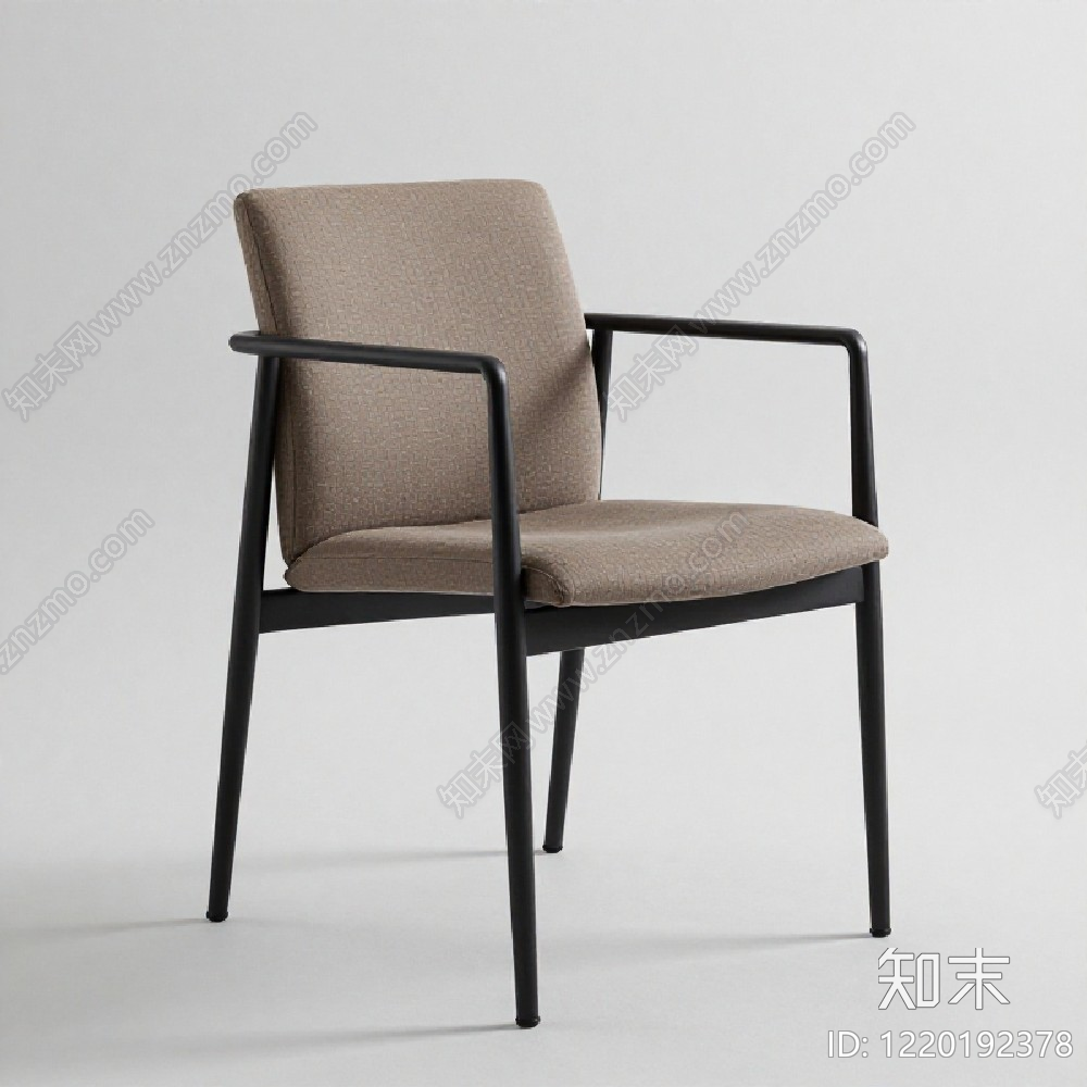 极简餐椅3D模型下载【ID:1220192378】
