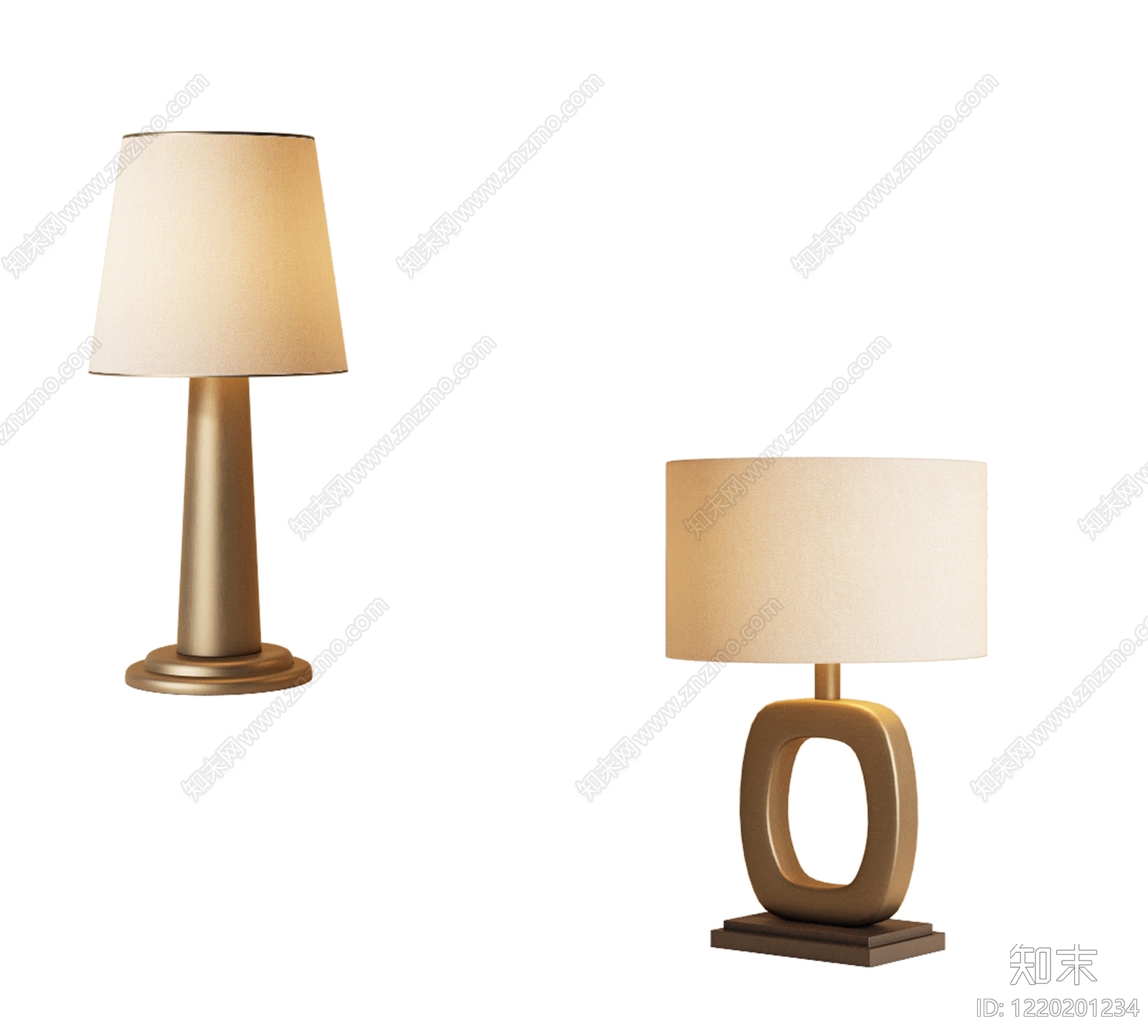 现代简约灯具组合3D模型下载【ID:1220201234】