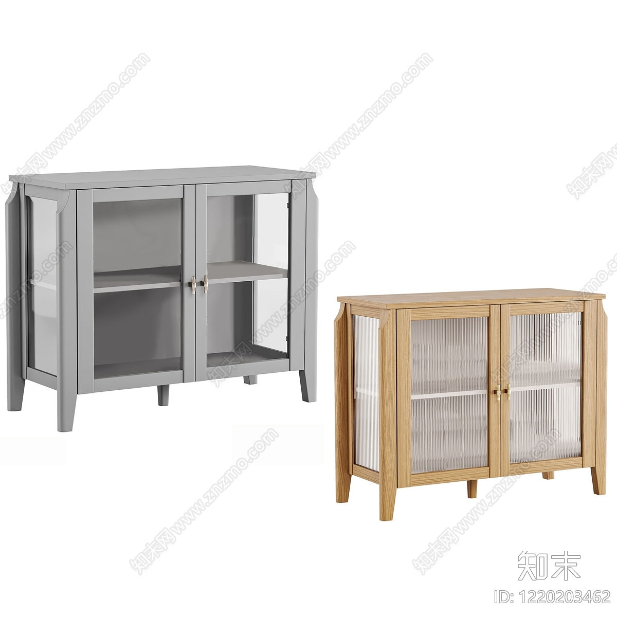 北欧餐边柜3D模型渲染效果图