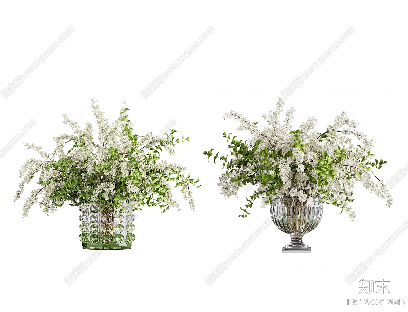 现代简约花艺SU模型下载【ID:1220212645】