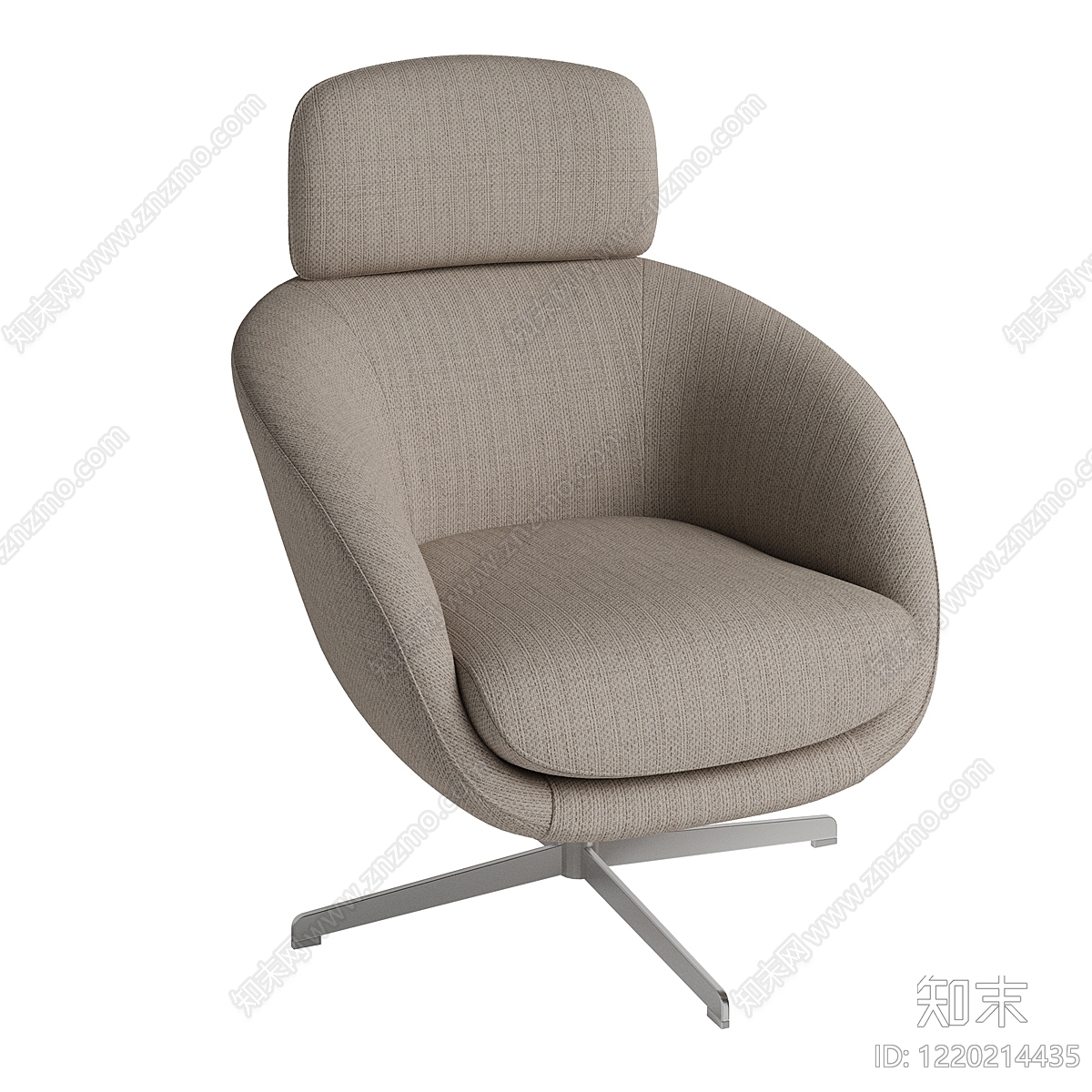 现代简约休闲椅3D模型下载【ID:1220214435】